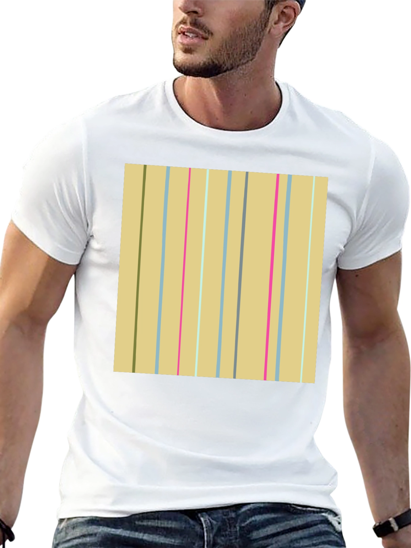 Striped Pattern Tee