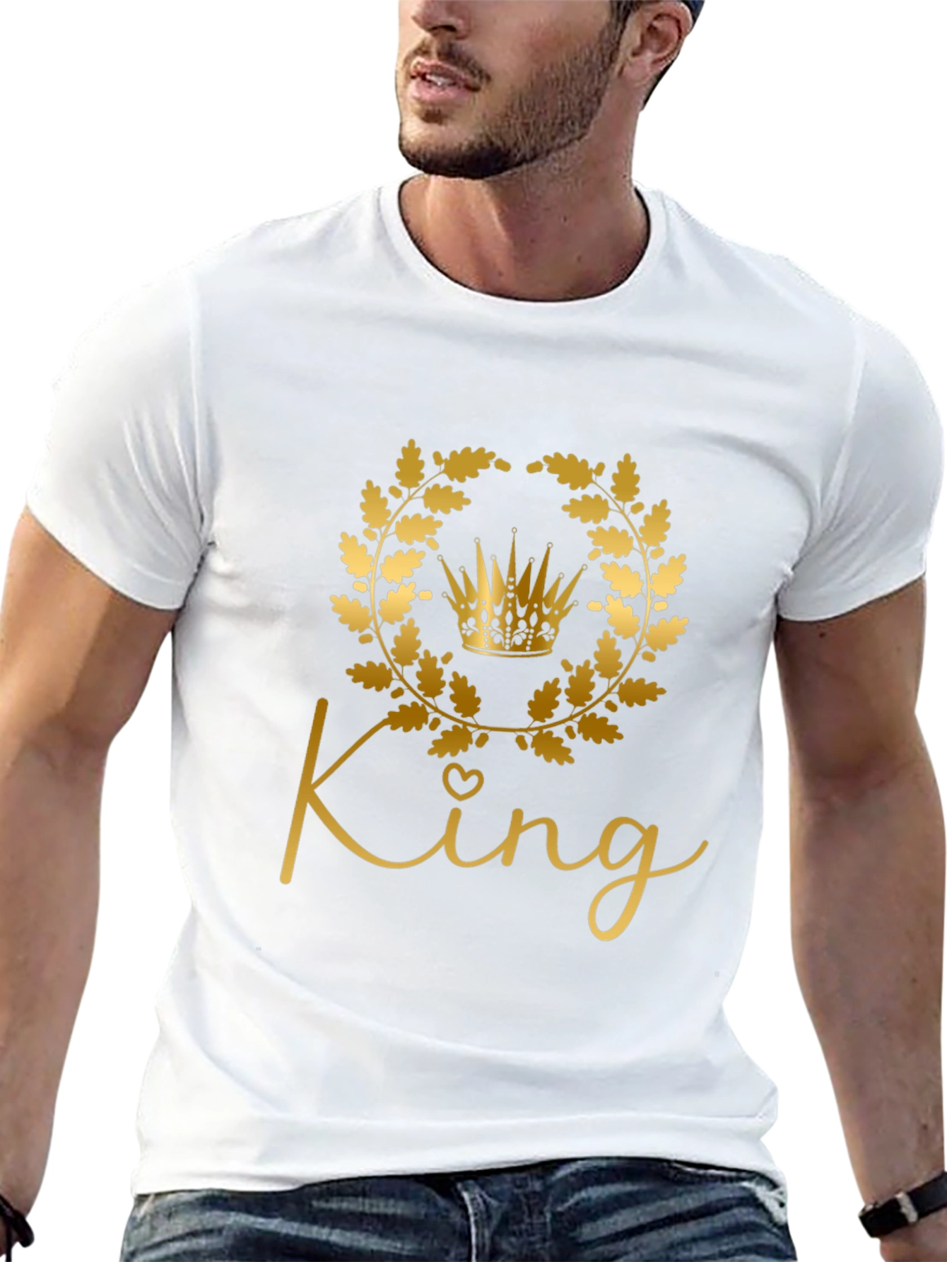 King Crown Graphic Tee - Stylish Mens T-Shirt