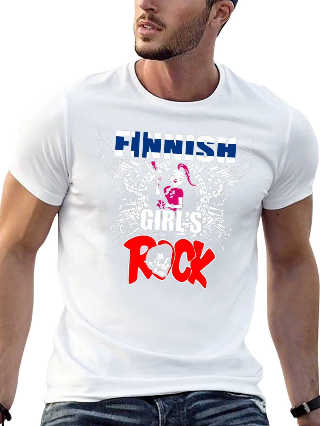 Finnish Girls Rock Graphic Tee