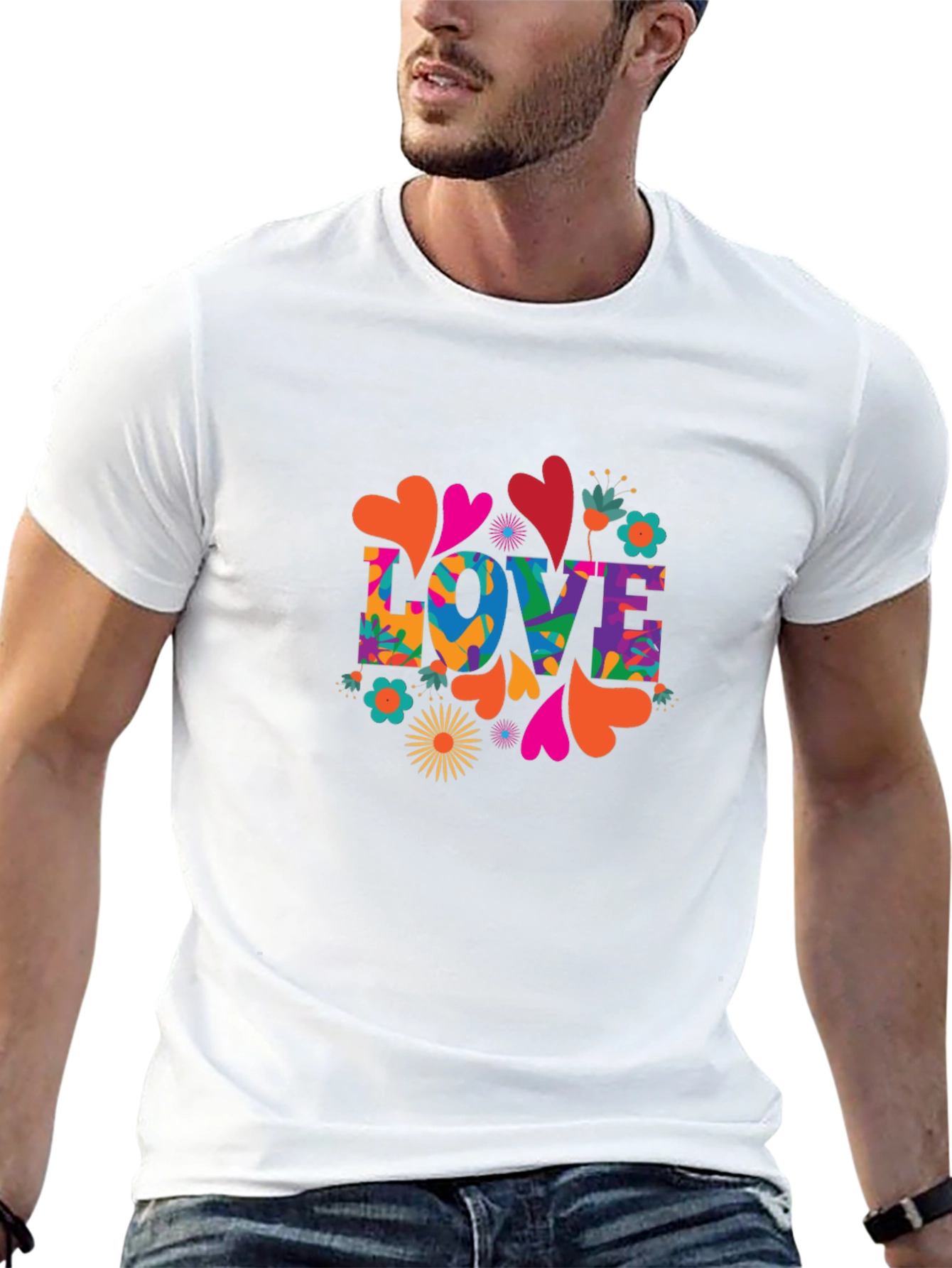 Love Graphic Black T-Shirt