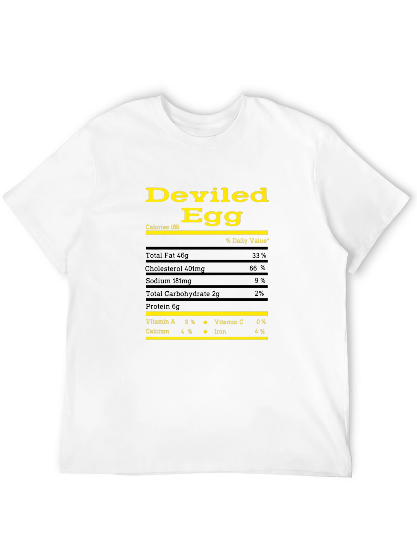 Deviled Egg Nutrition Facts T-Shirt
