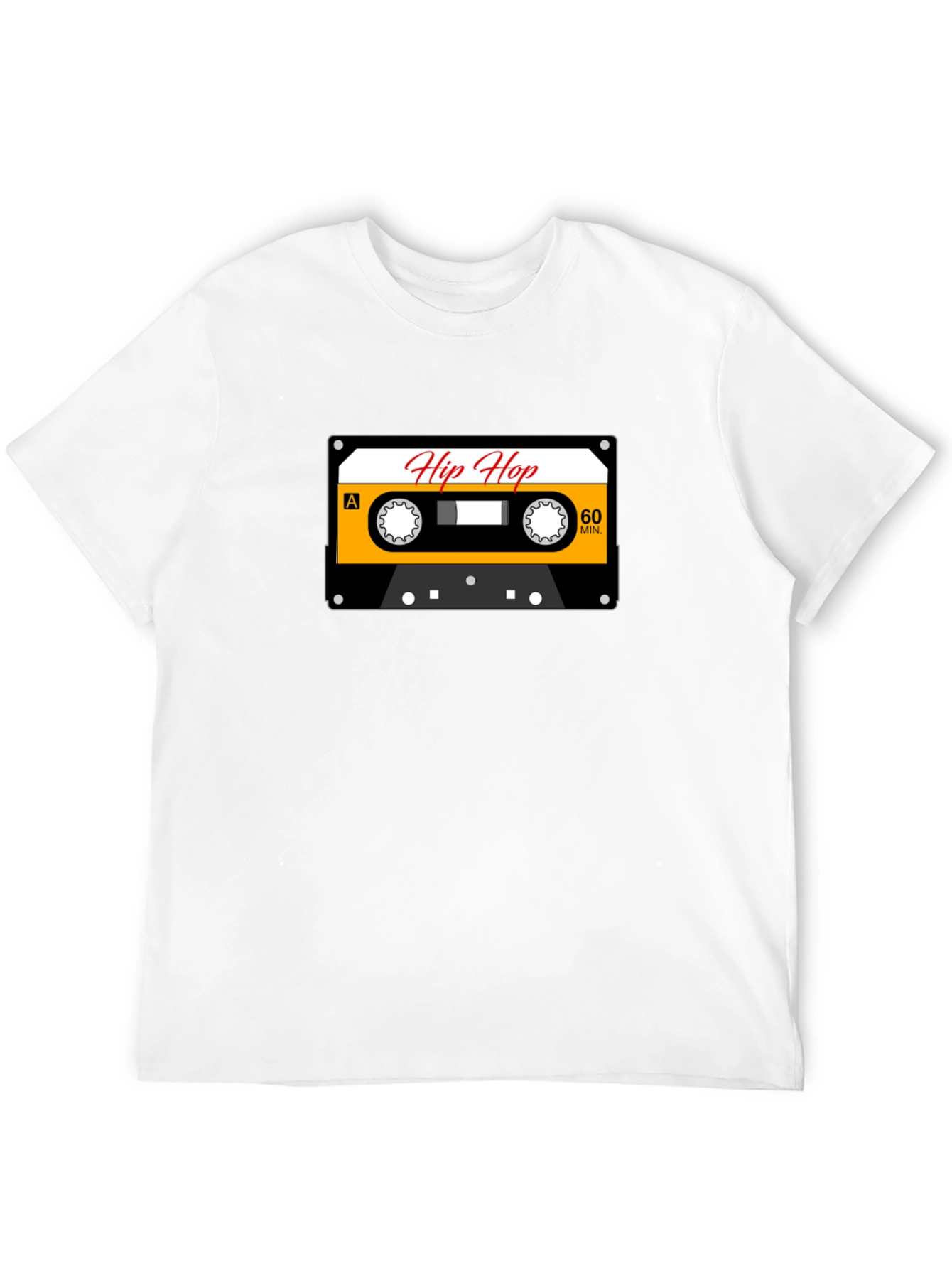 Hip Hop Mixtape Graphic Tee - Retro Cassette T-Shirt