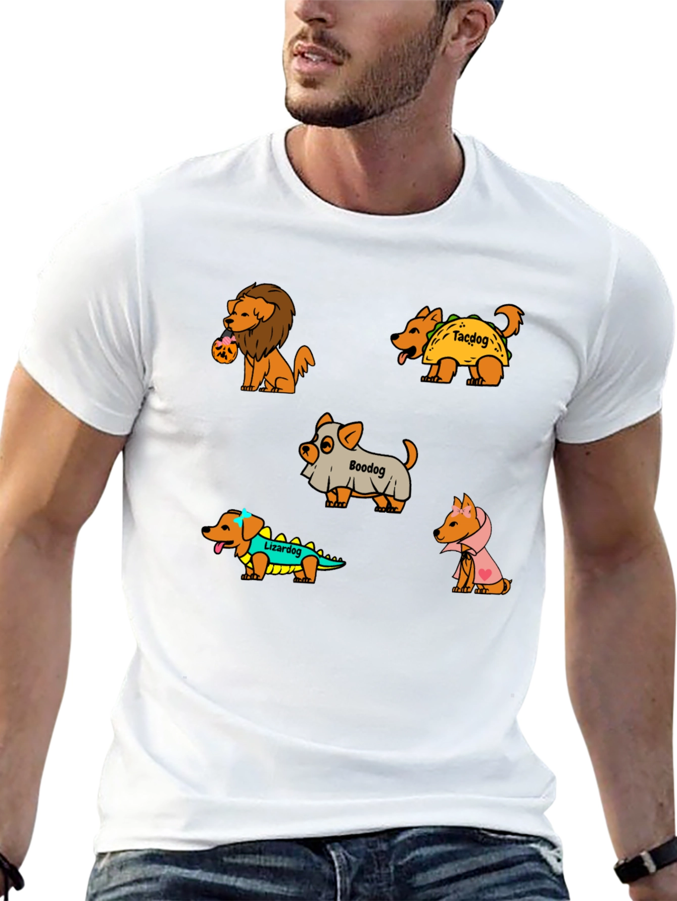 Halloween Dog Costume T-Shirt