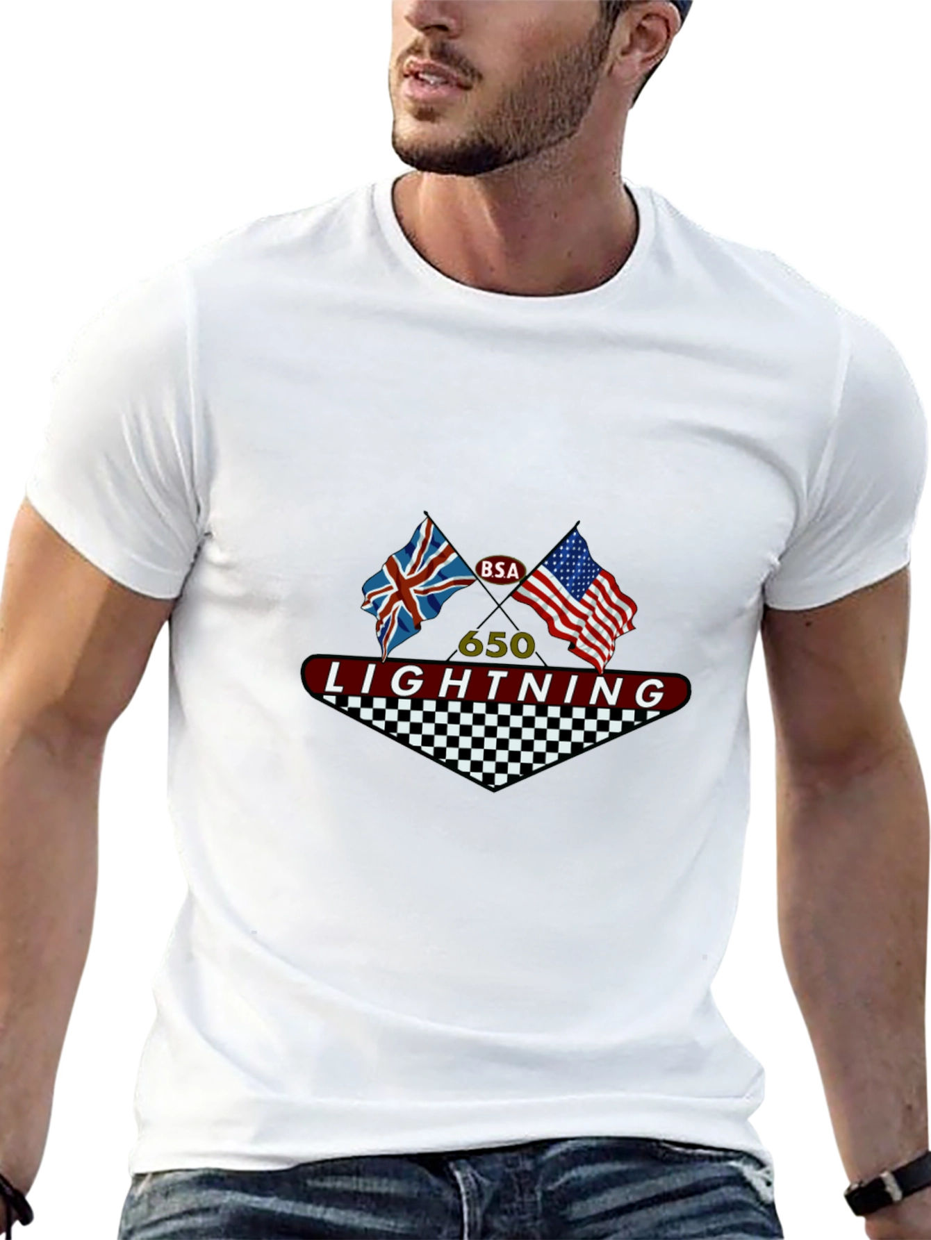BSA Lightning 650 T-Shirt - Classic Motorcycle Tee