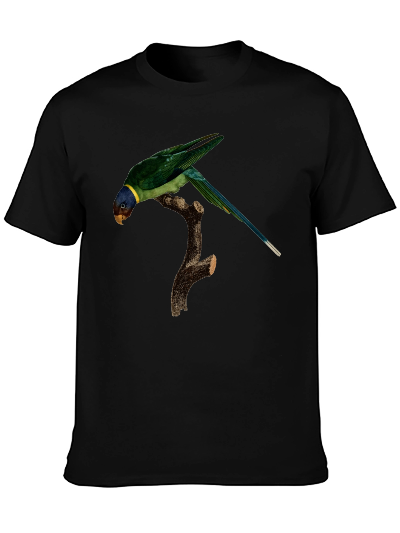 Parrot Graphic Tee - Nature Inspired Mens T-Shirt