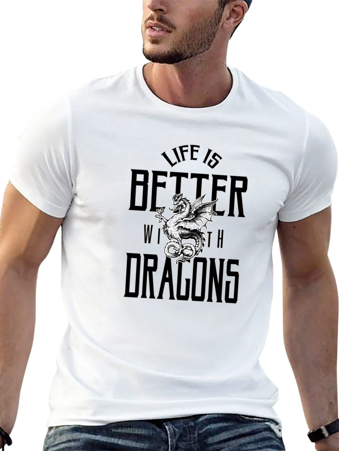 Life is Better with Dragons Graphic Tee