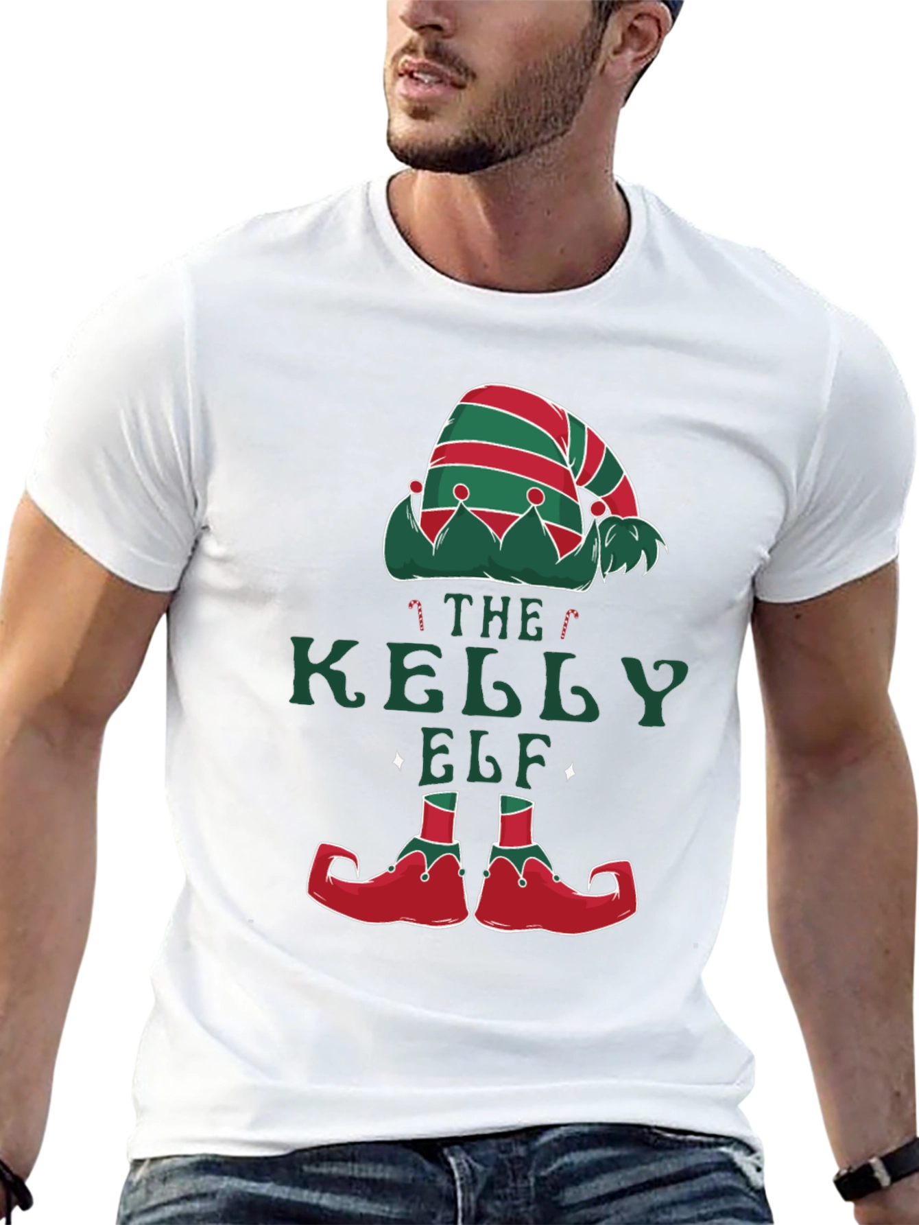 Kelly The Elf Christmas Holiday T-Shirt