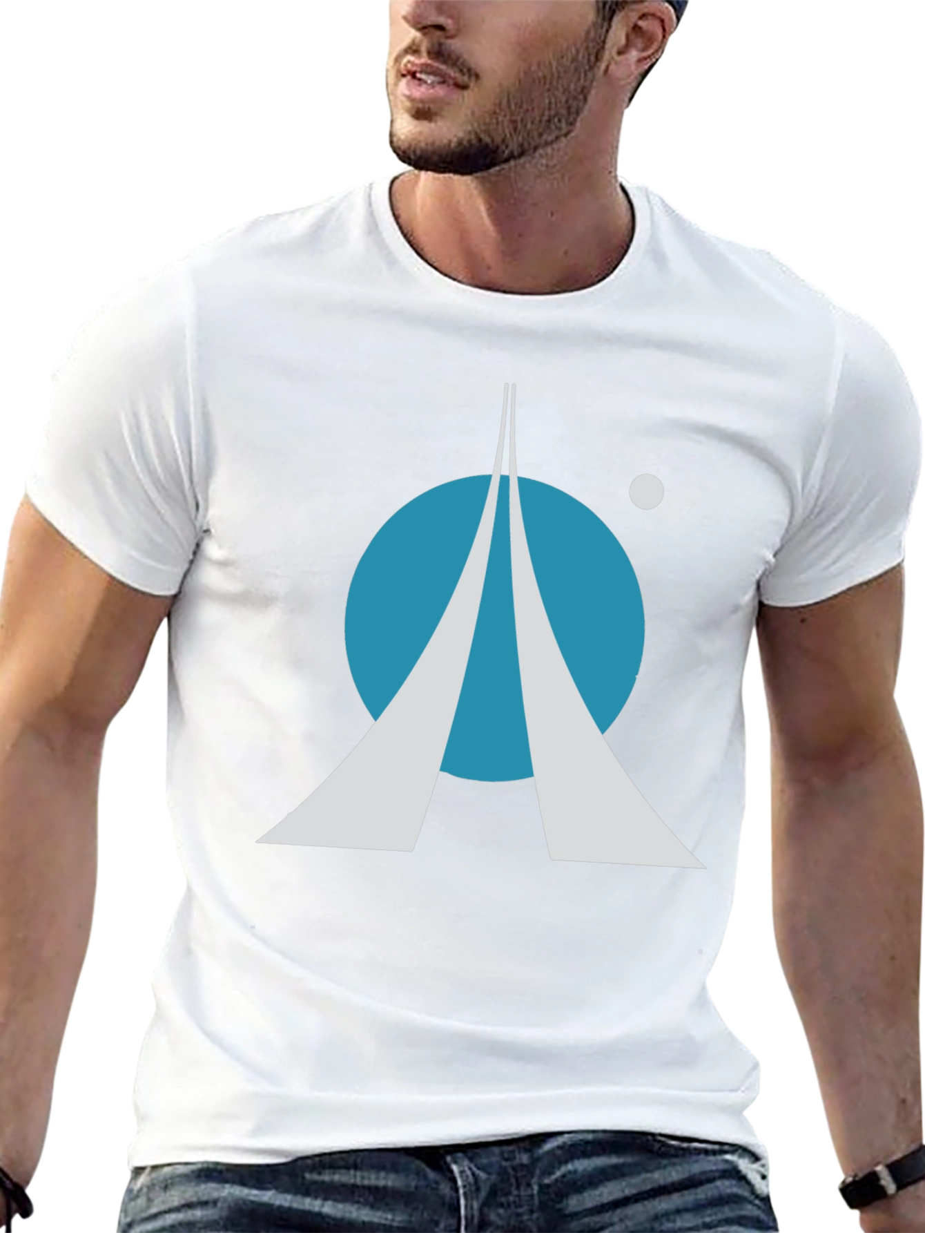 Space Exploration T-Shirt: Retro Rocket Launch Design
