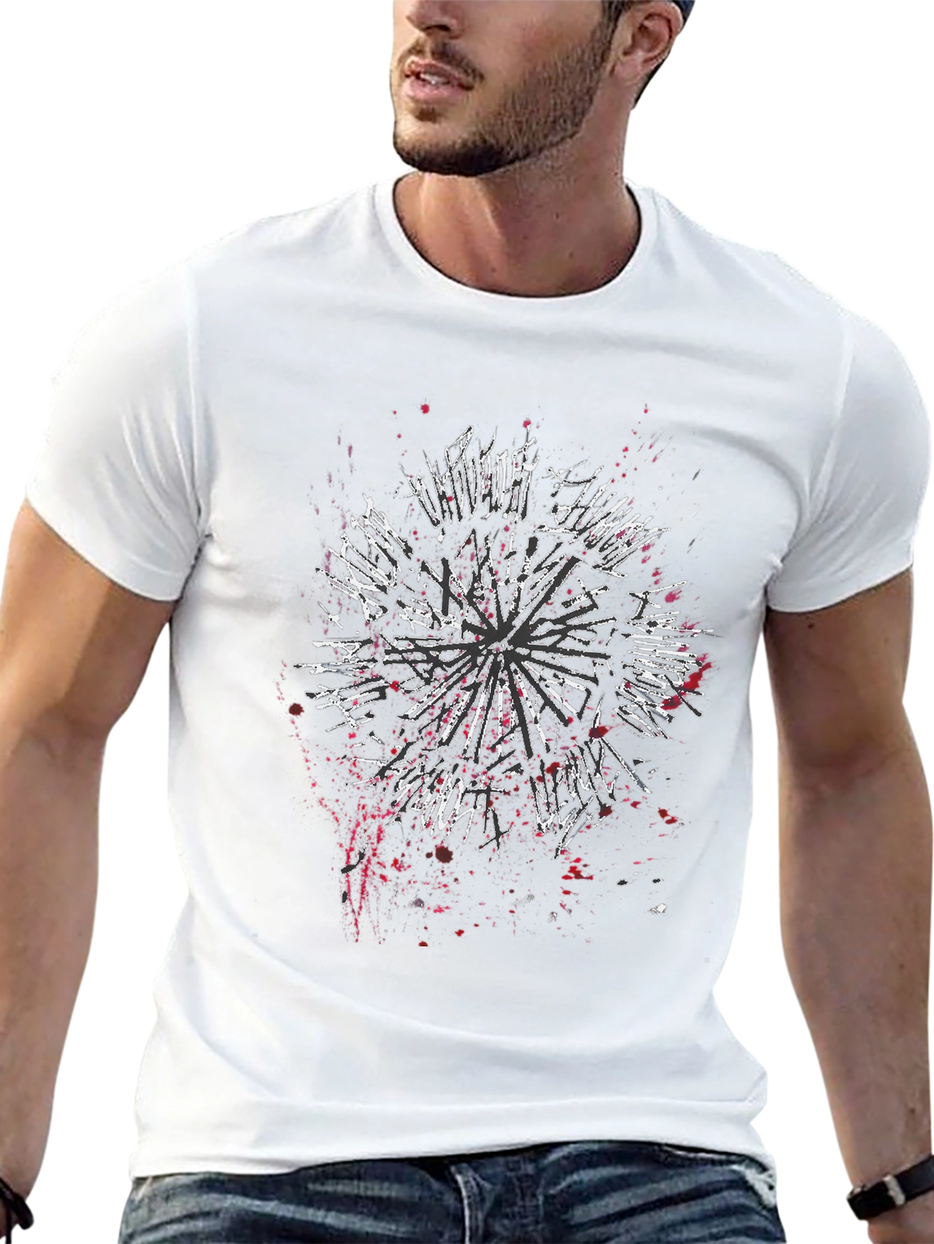 Shattered Glass Graphic Tee