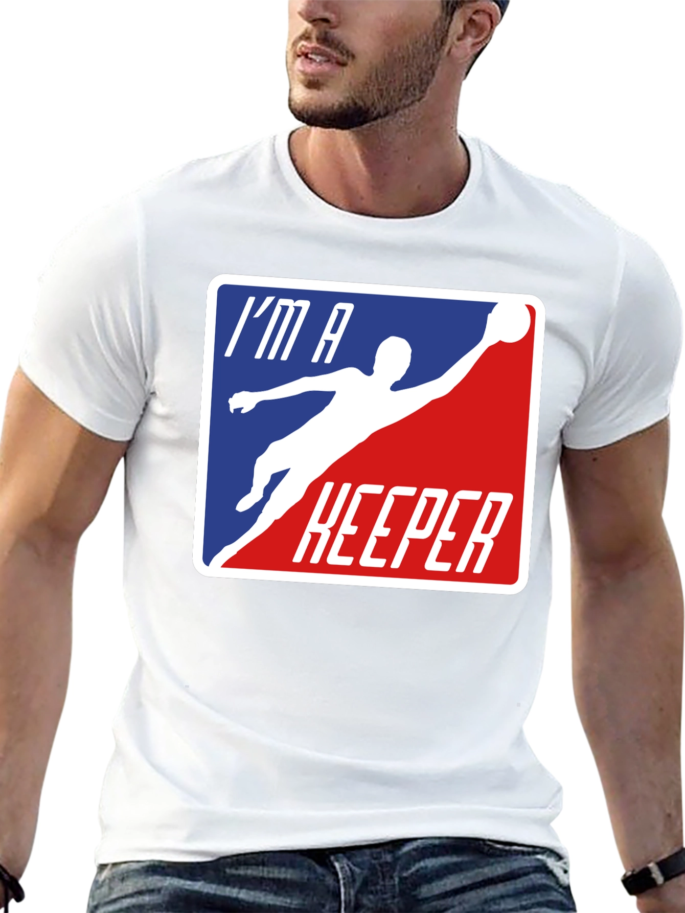 Im A Keeper Graphic T-Shirt - Black Cotton Tee