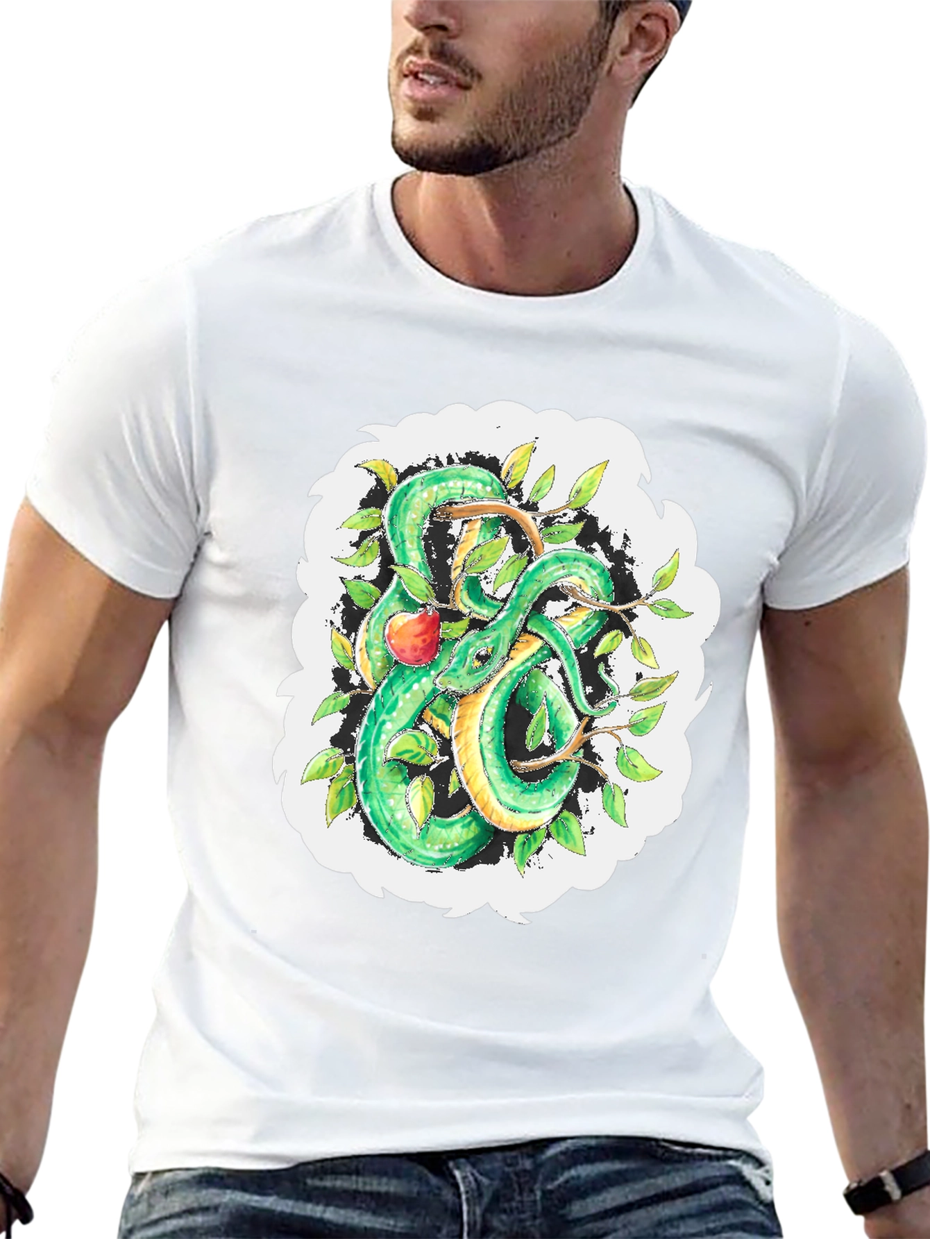 Serpent & Apple Graphic Tee