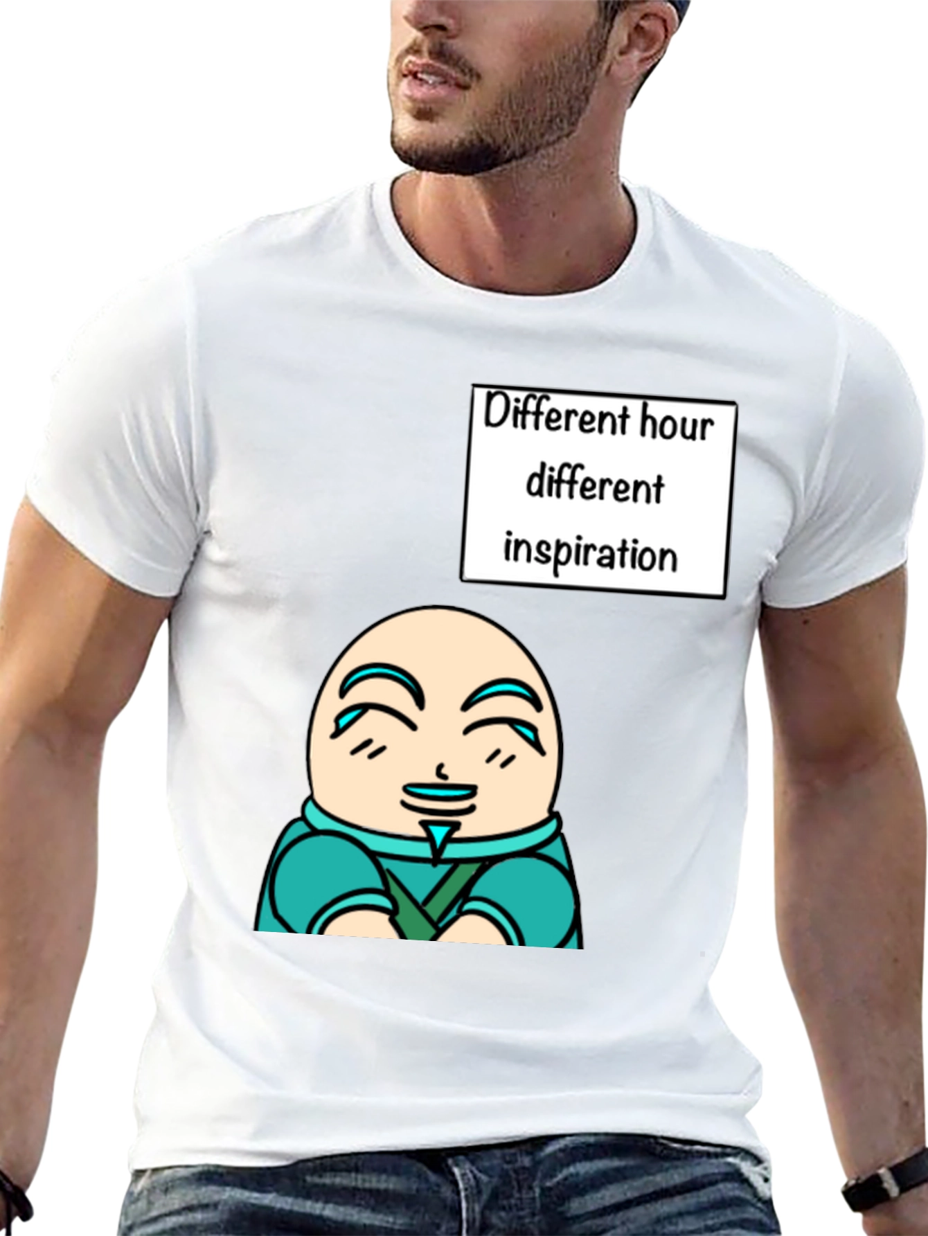 Unique Graphic T-Shirt - Different Hour Inspiration