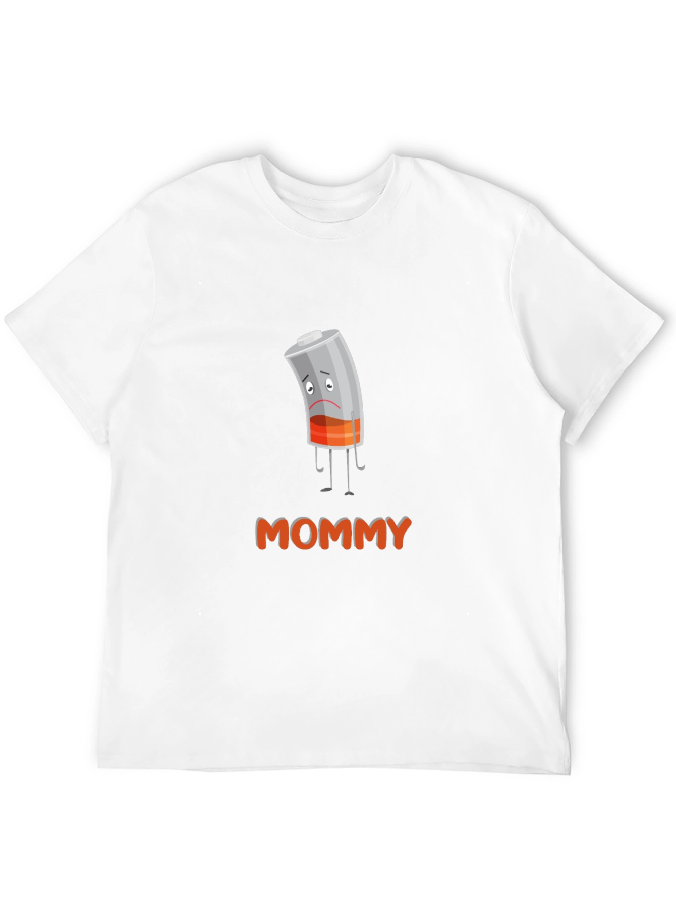 Low Battery Mommy T-Shirt - Tired Mom Humor