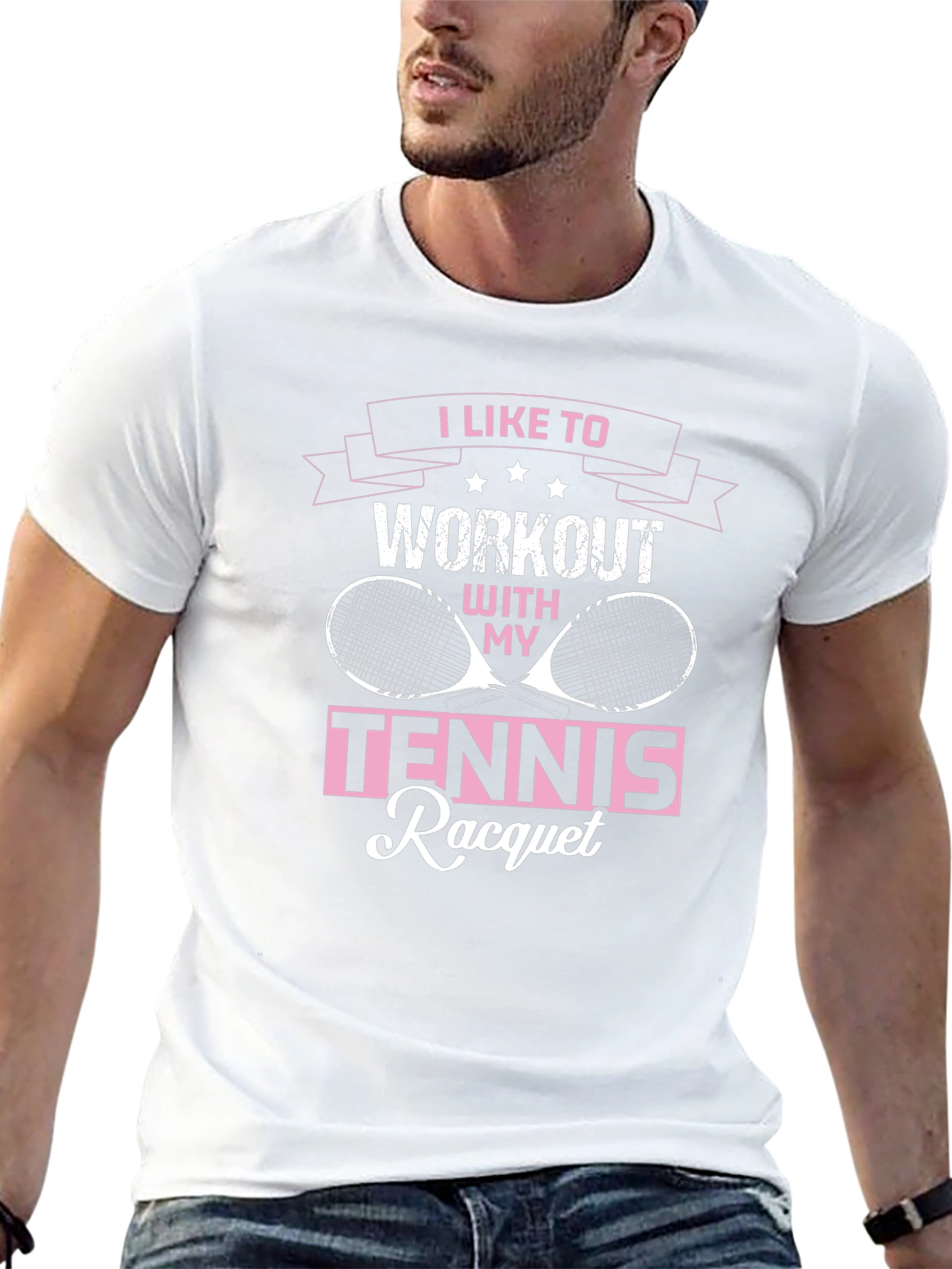 Tennis Racquet Workout T-Shirt