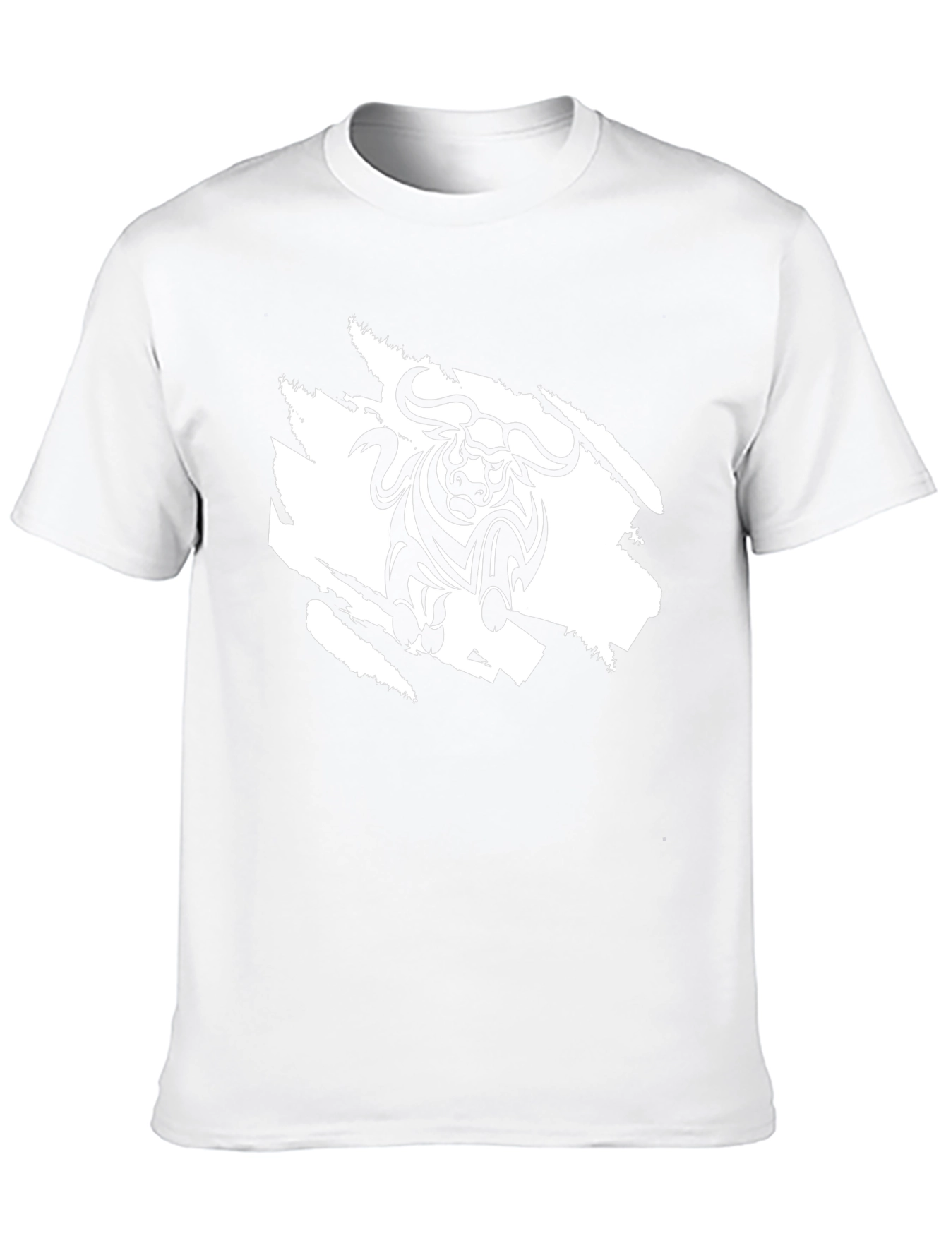 Bold Bull Graphic Tee - Black Cotton Comfort
