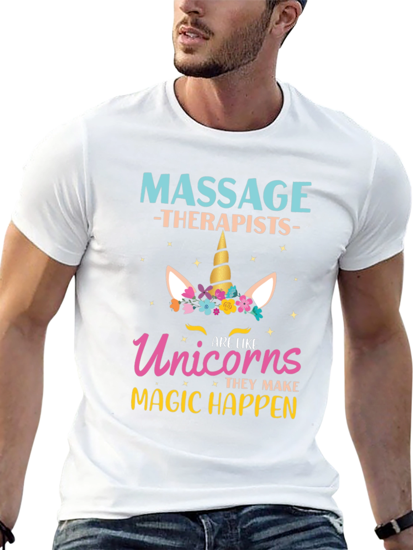 Unicorn Massage Therapist T-Shirt