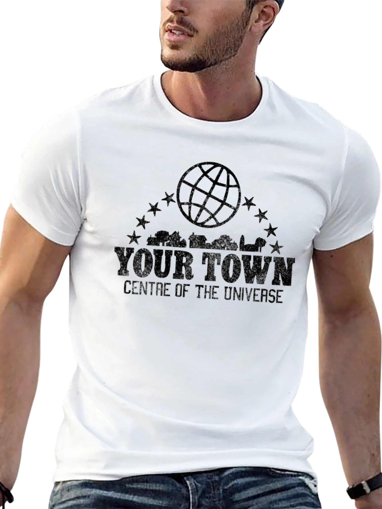 Your Town Centre of the Universe Graphic Tee