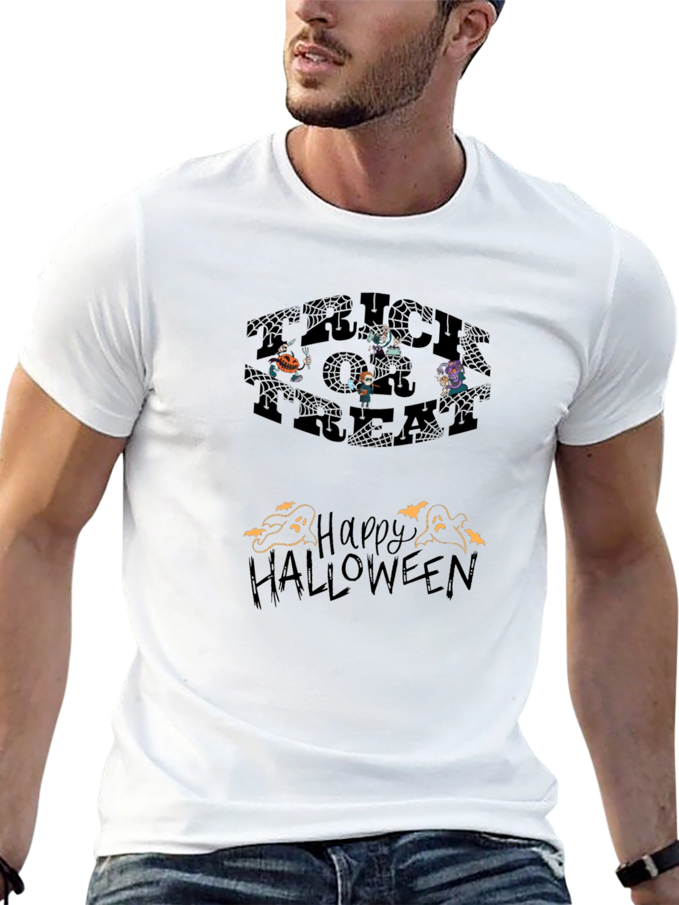Halloween Trick or Treat Graphic Tee