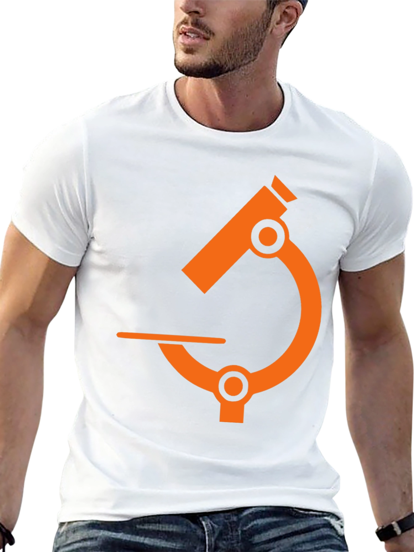 Microscope Graphic Tee - Science T-Shirt