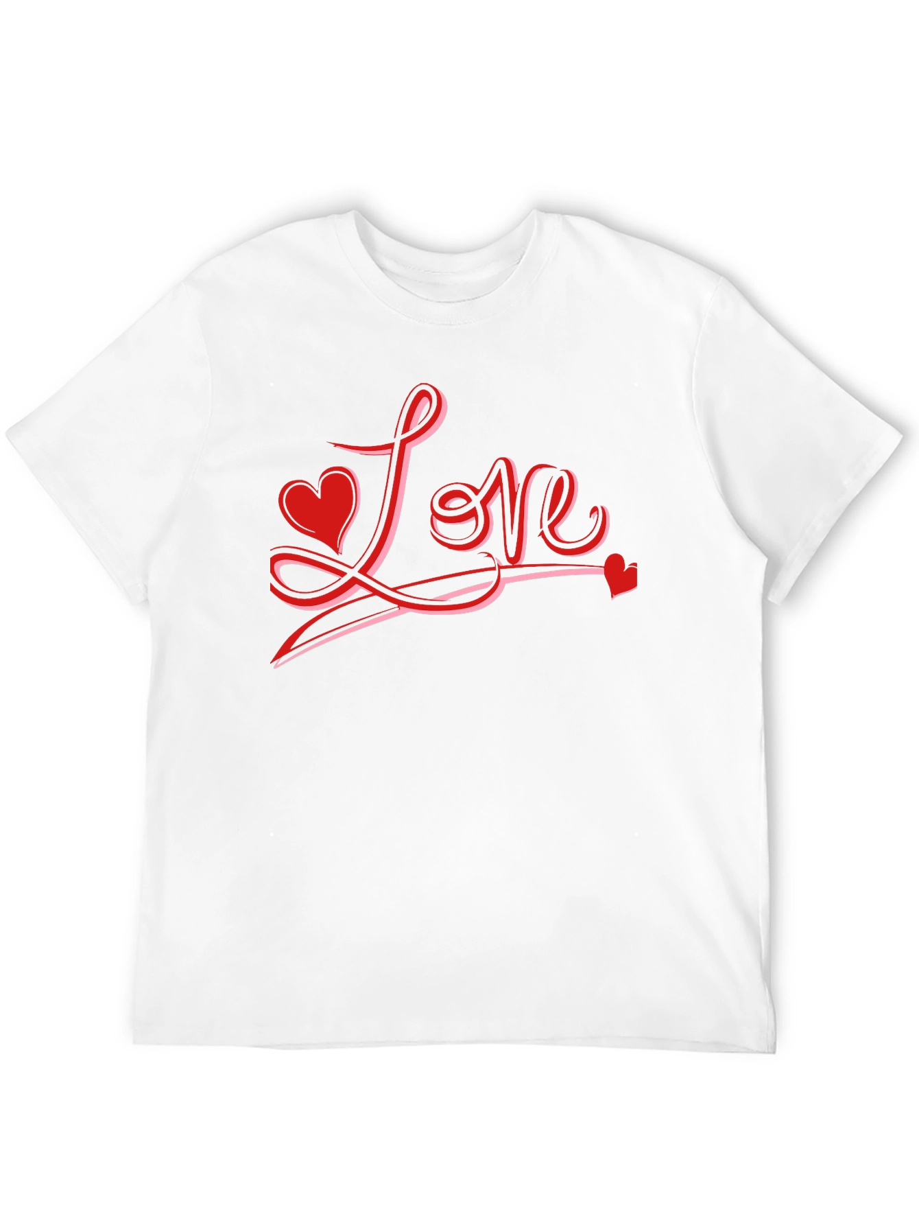 Love Graphic Black T-Shirt - Valentines Day Gift