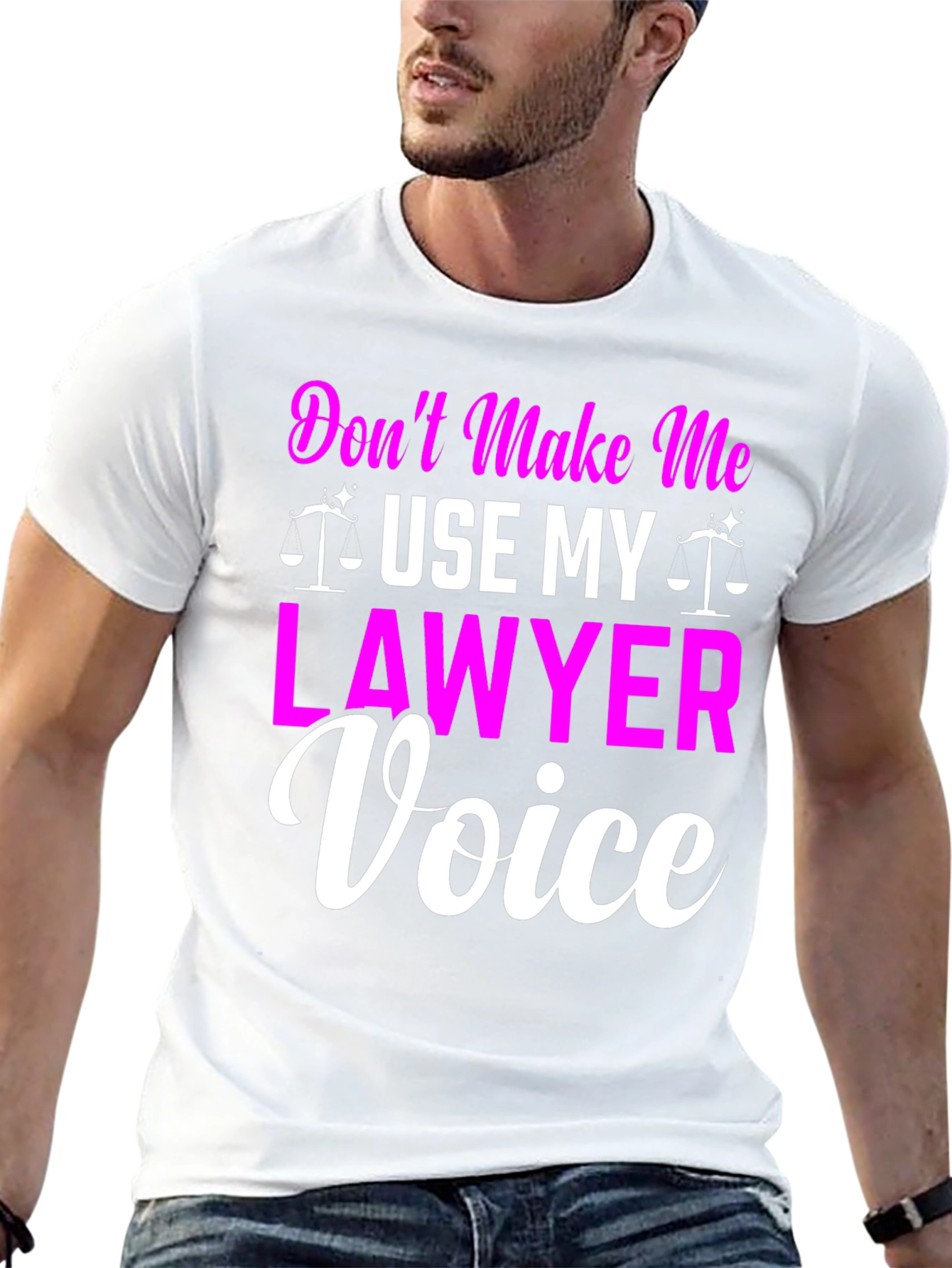 Lawyer Voice Graphic T-Shirt - Funny Attorney Gift