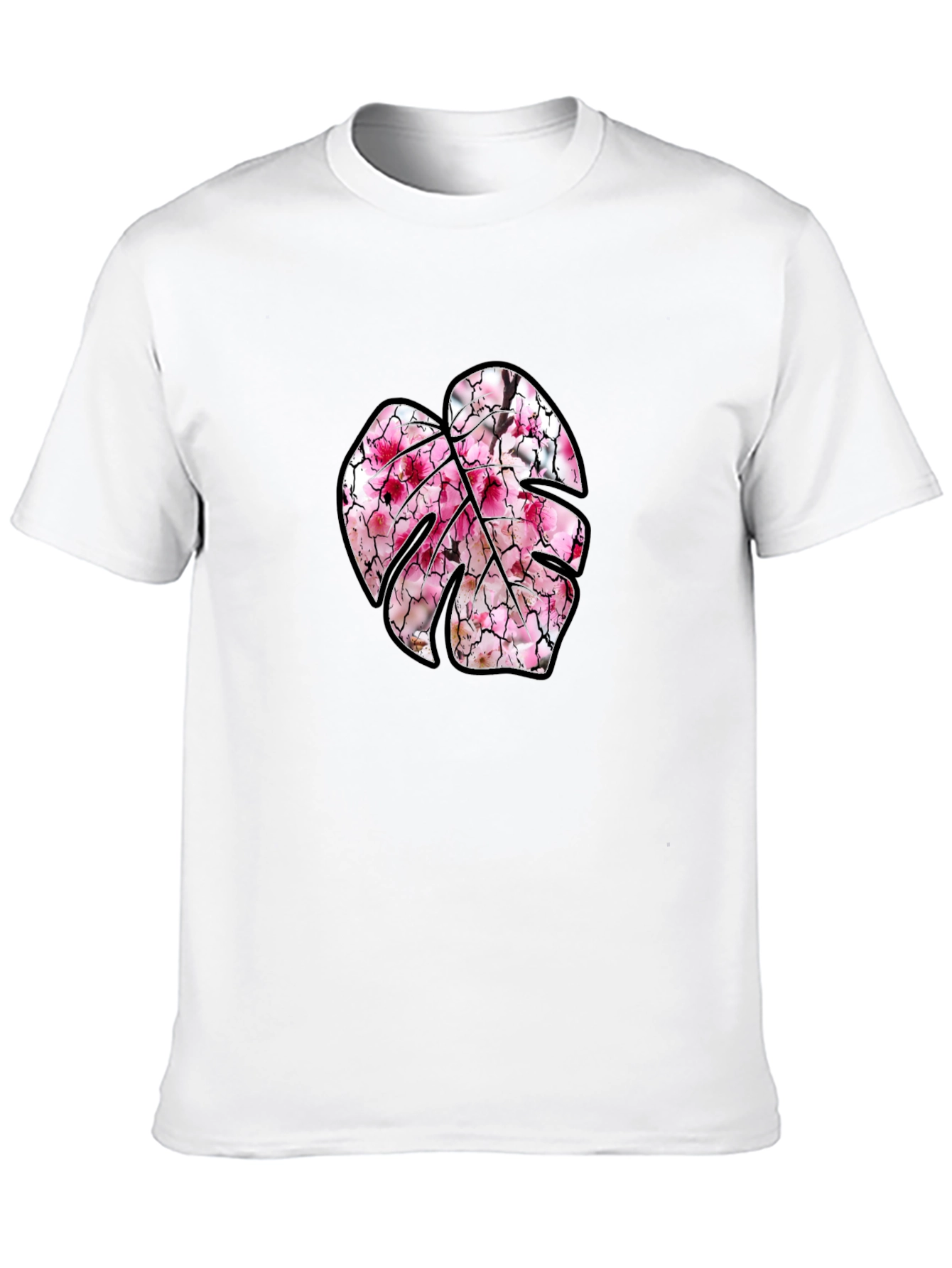 Floral Monstera Leaf T-Shirt