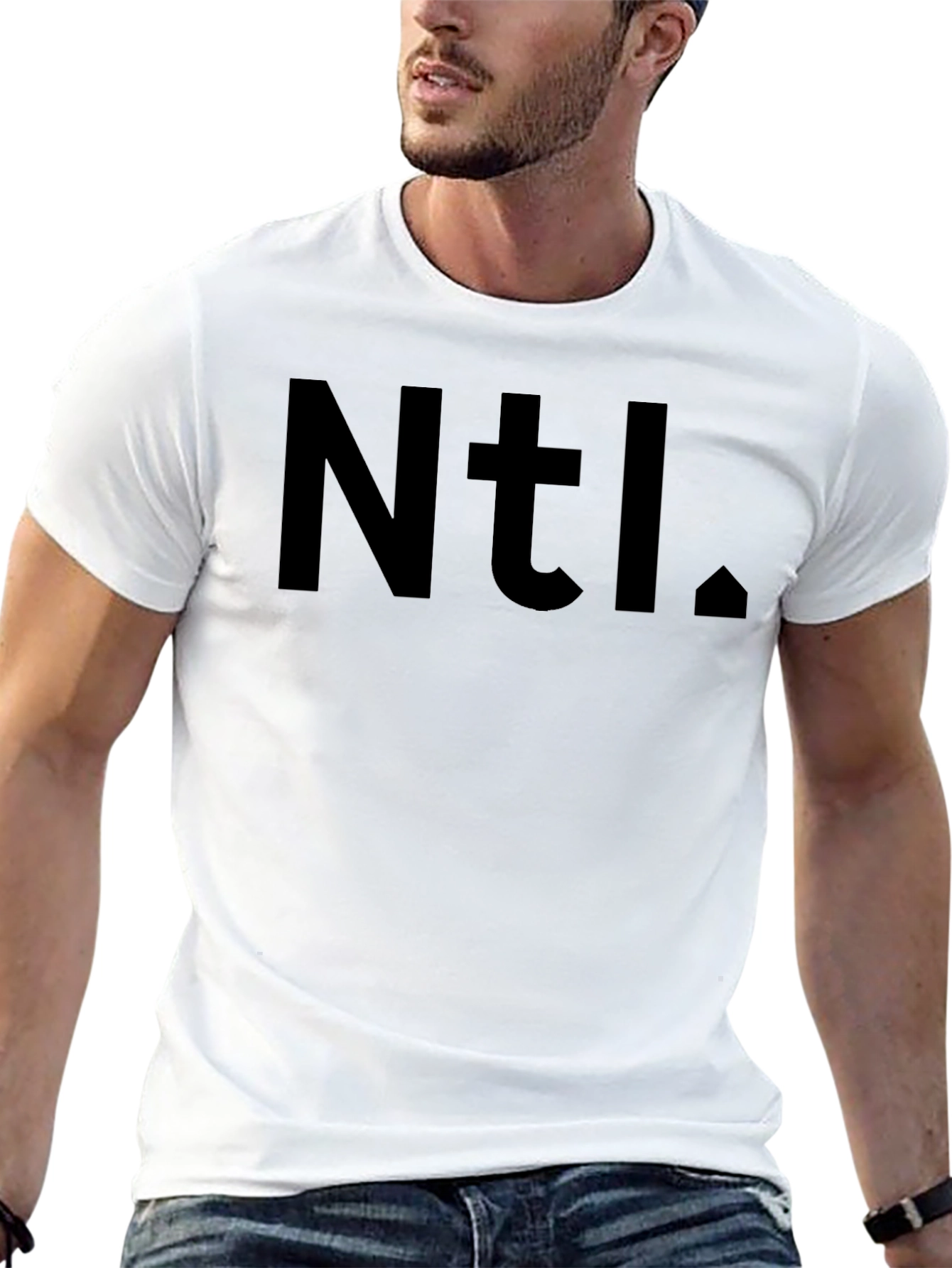 Ntl. Graphic Tee - Casual Black T-Shirt