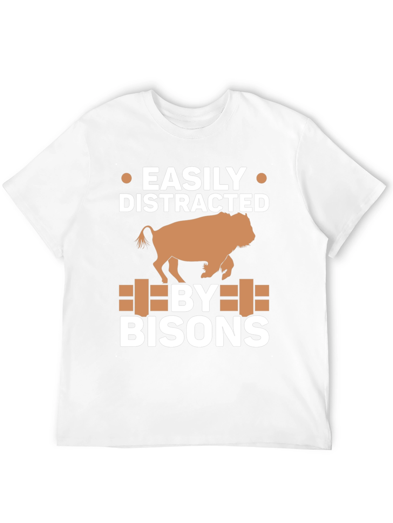 Easily Distracted by Bisons T-Shirt