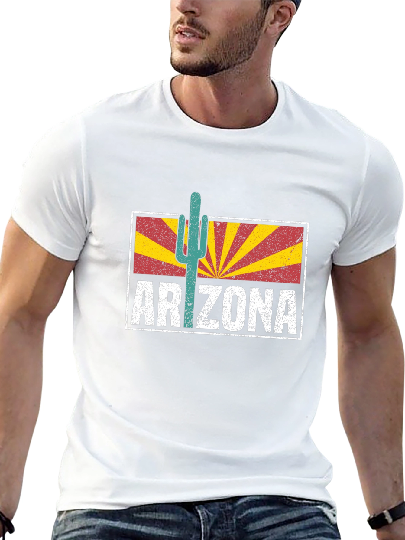 Arizona Retro Cactus T-Shirt