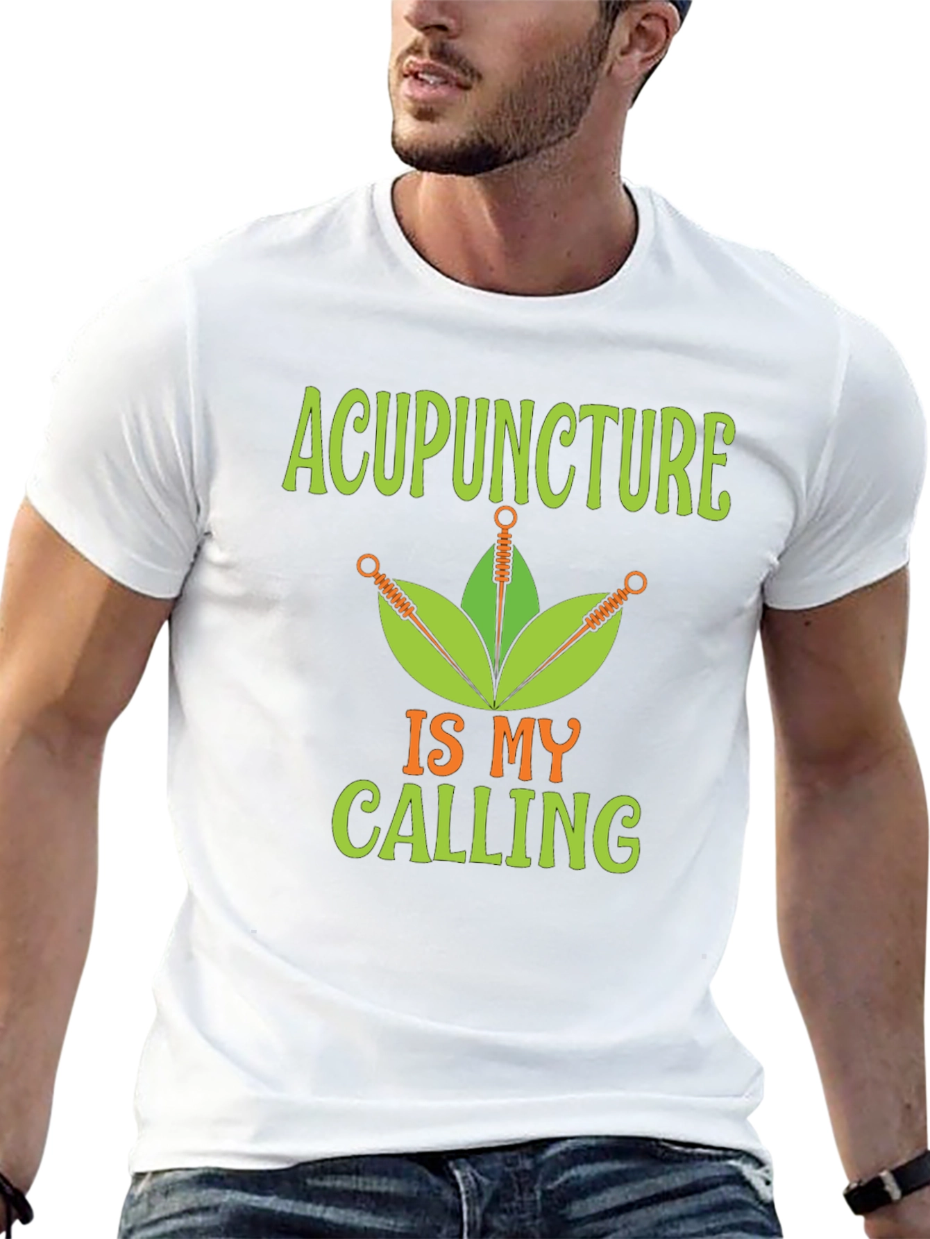 Acupuncture is My Calling Black T-Shirt