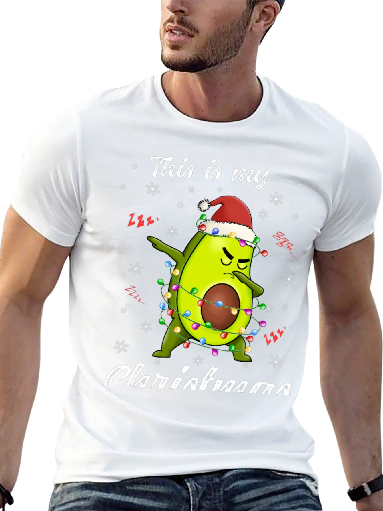 Funny Avocado Christmas T-Shirt
