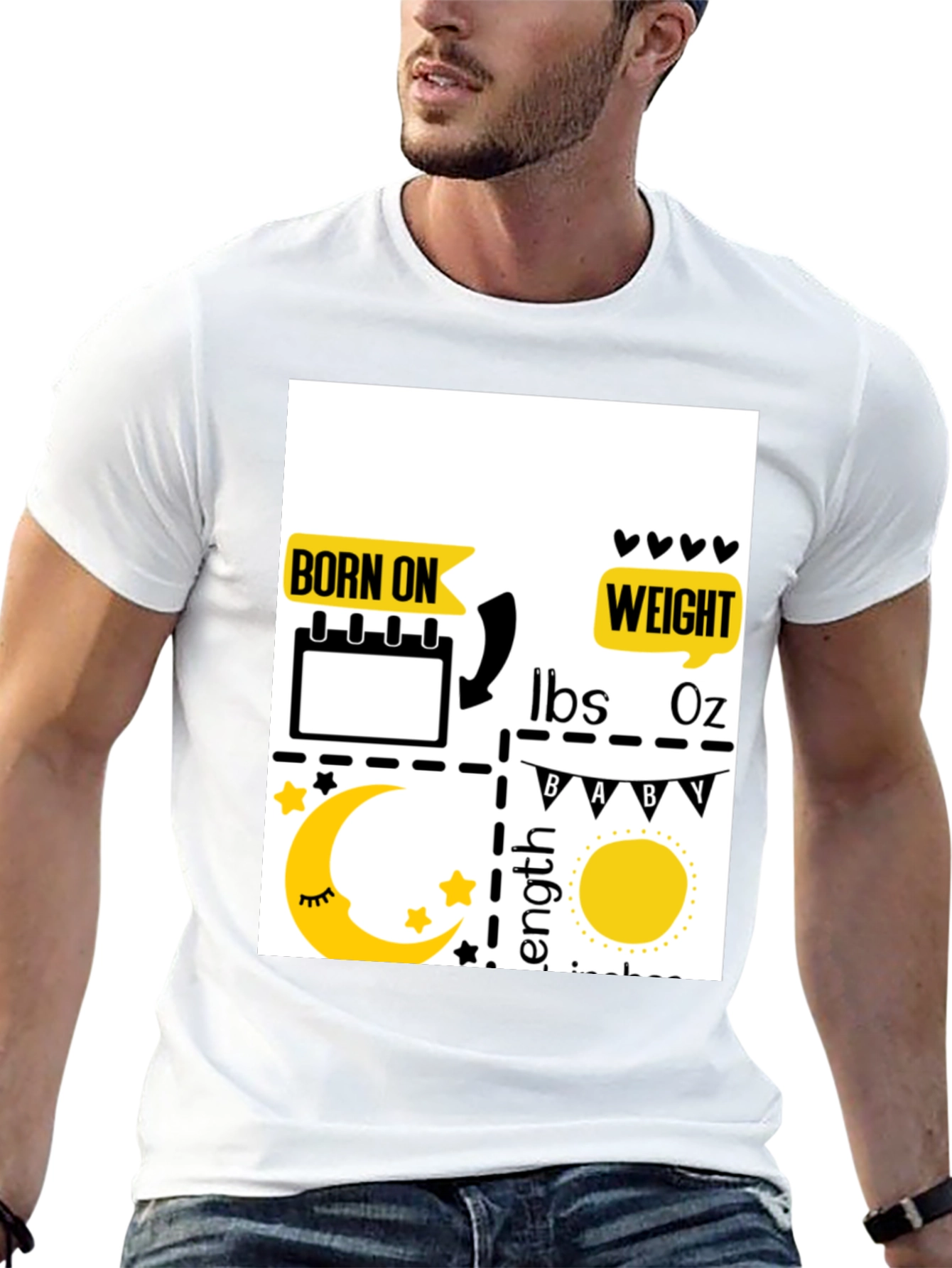 Baby Stats Personalized T-Shirt