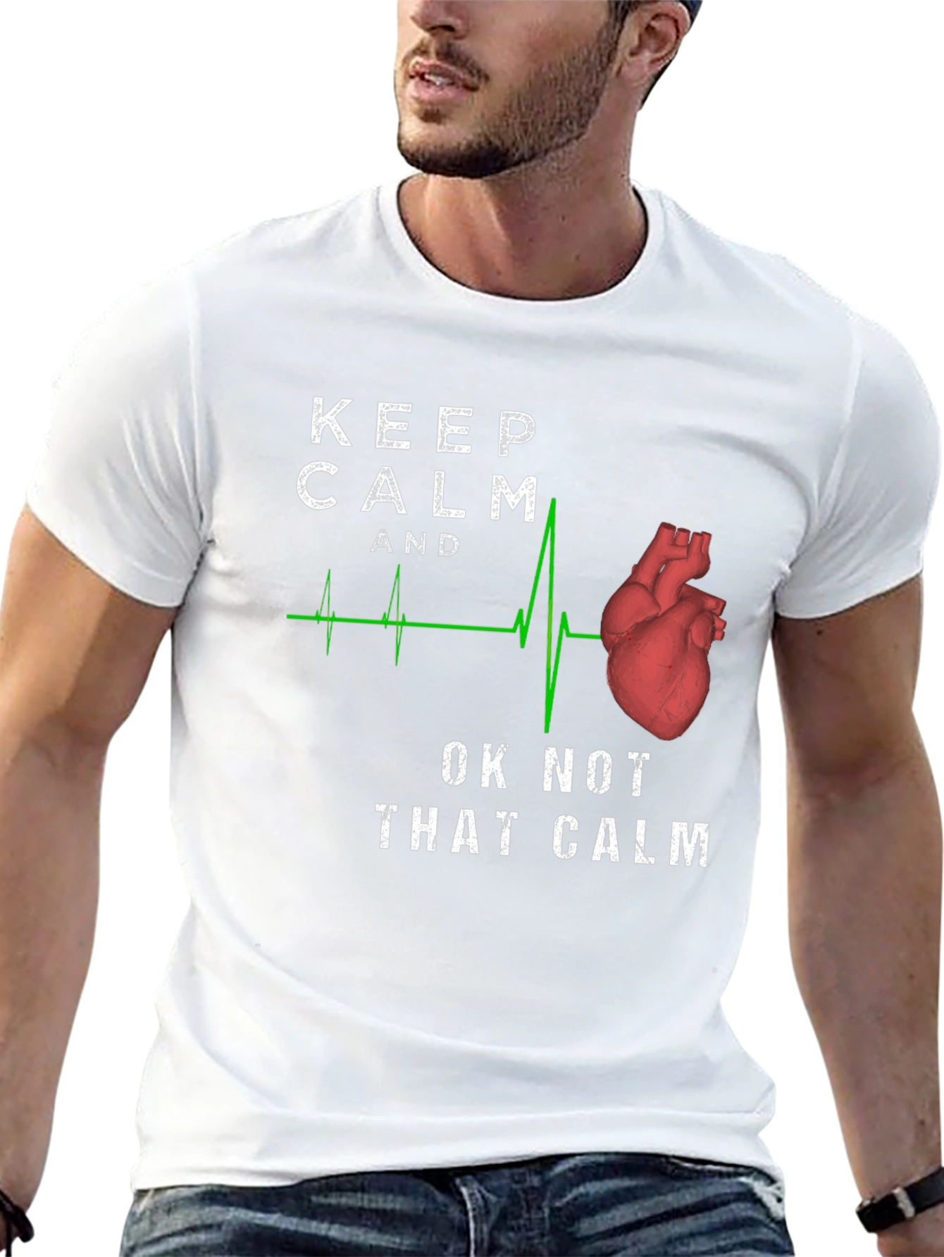 Keep Calm Heartbeat T-Shirt