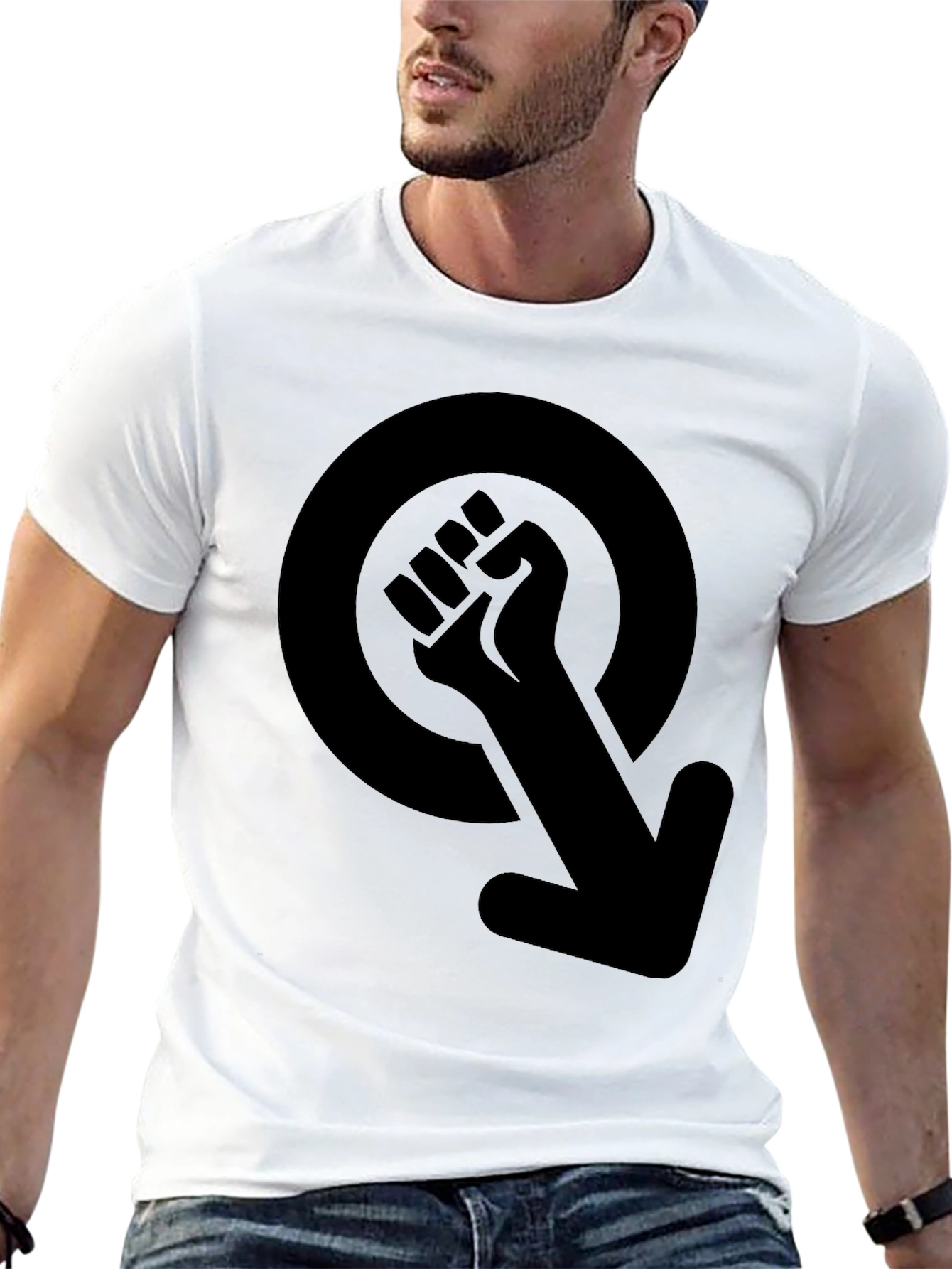 Empowered Fist Symbol Black T-Shirt