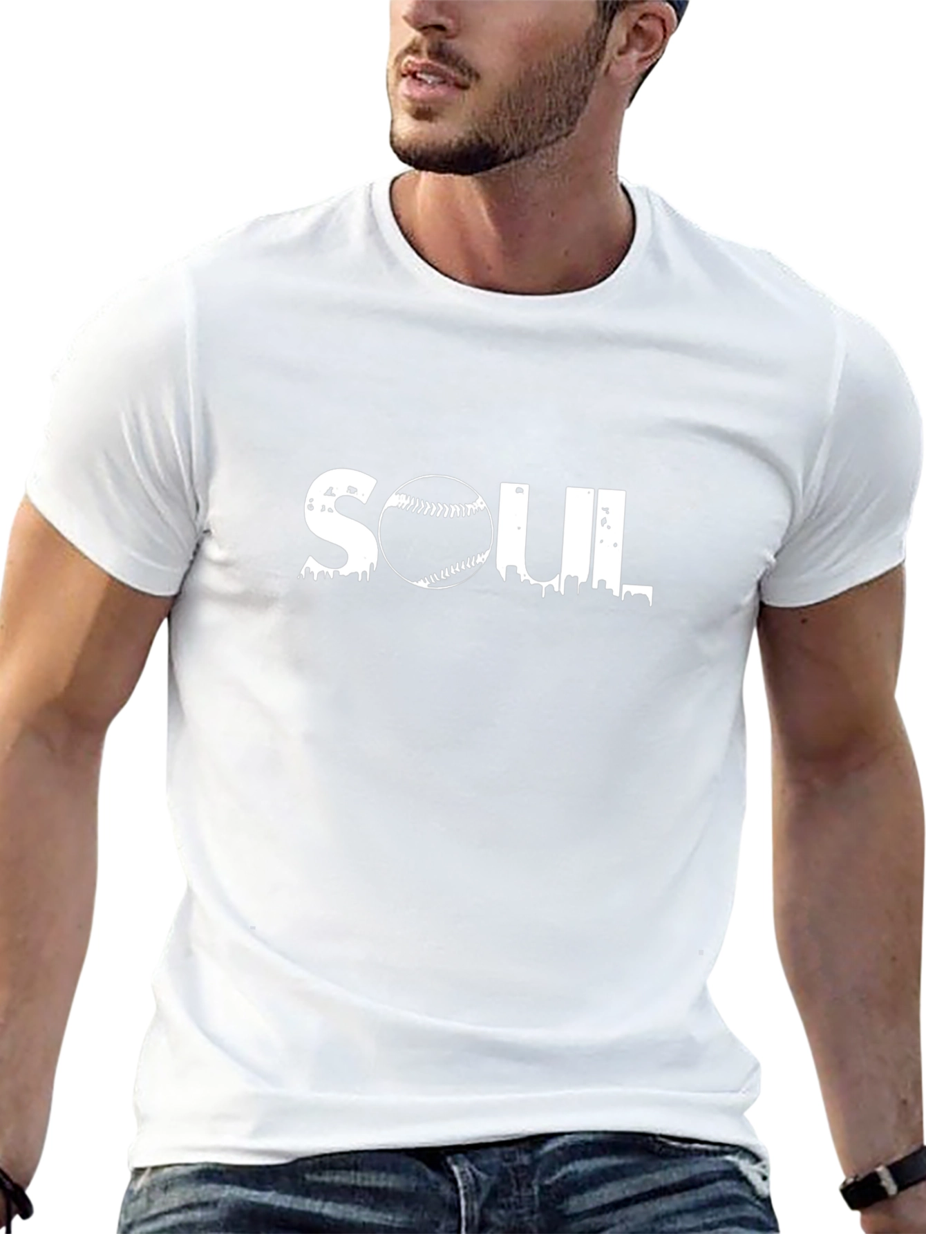 Soul Baseball Graphic Tee - Black