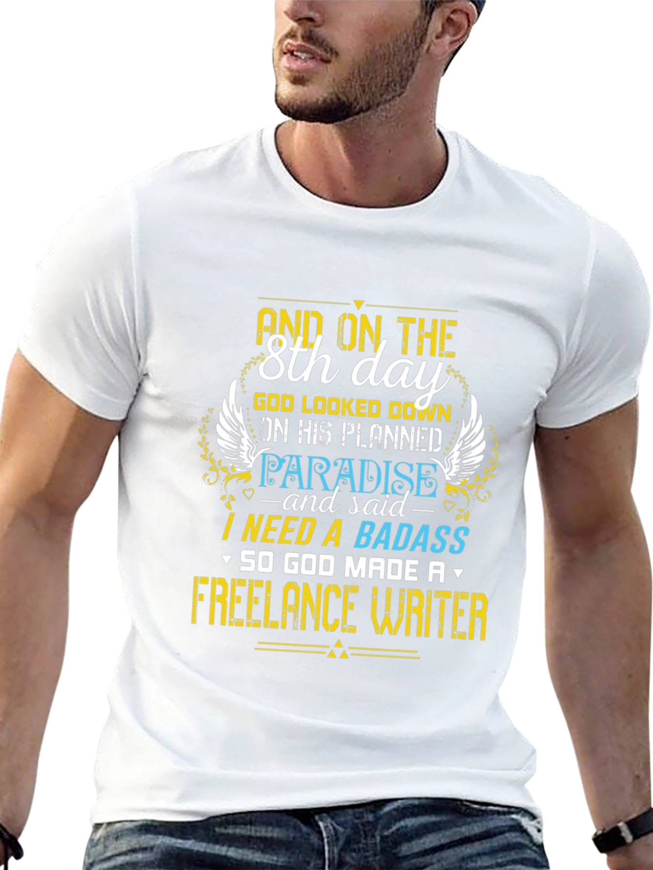 Freelance Writer T-Shirt - 8th Day Design