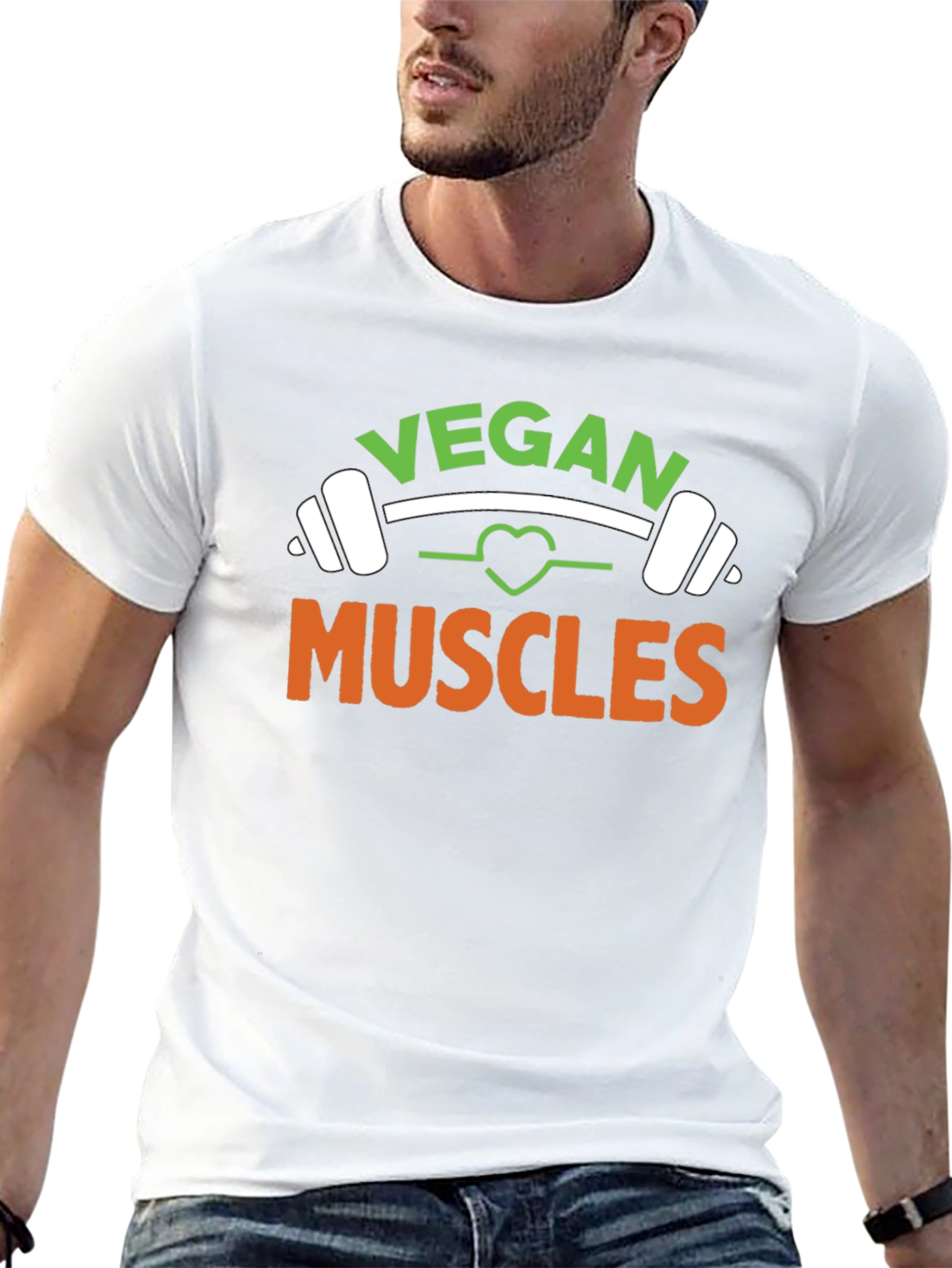 Vegan Muscles Black T-Shirt