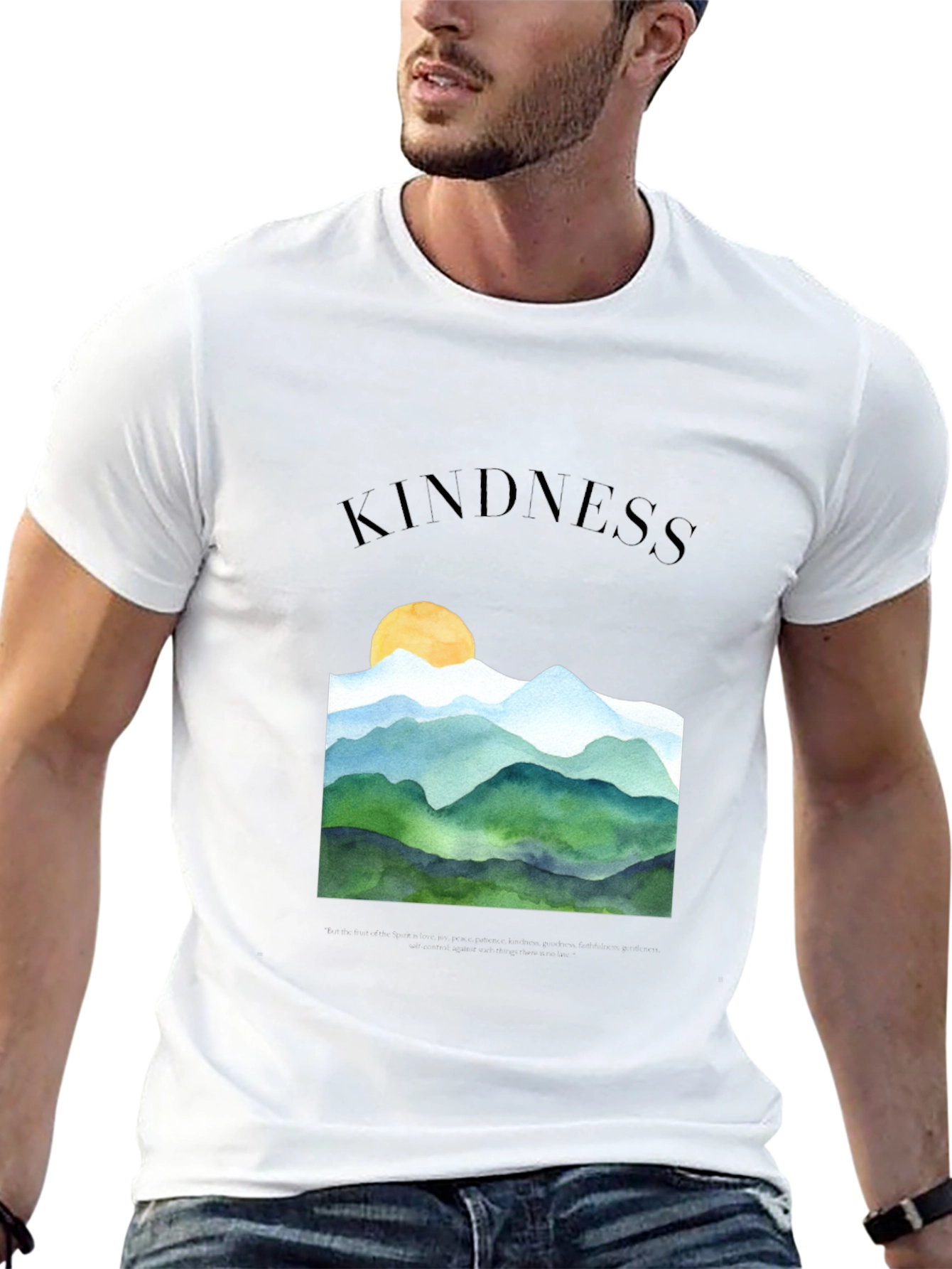 Kindness Mountain T-Shirt - Nature Lovers Tee