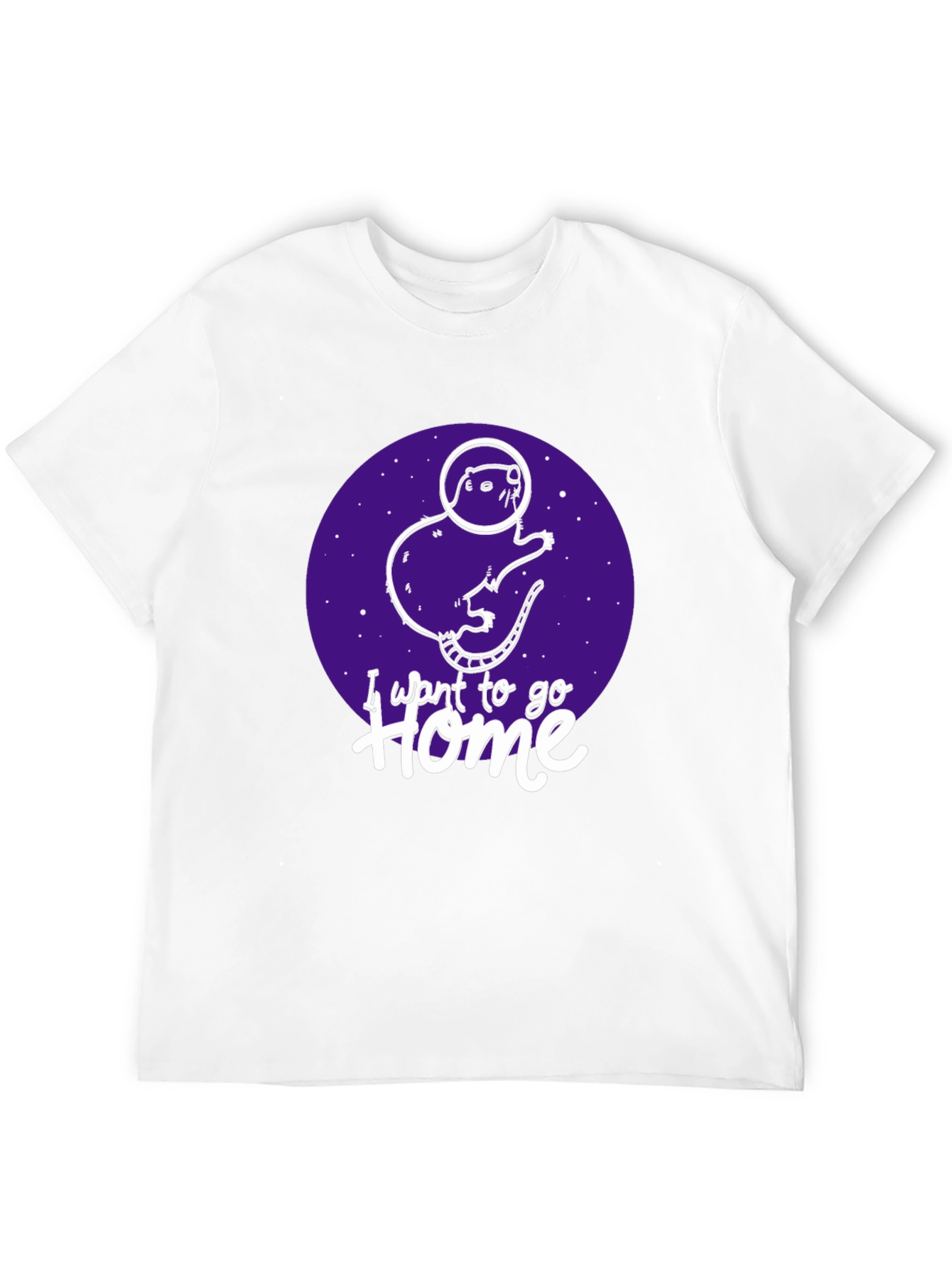 Astronaut Rat Wants to Go Home T-Shirt