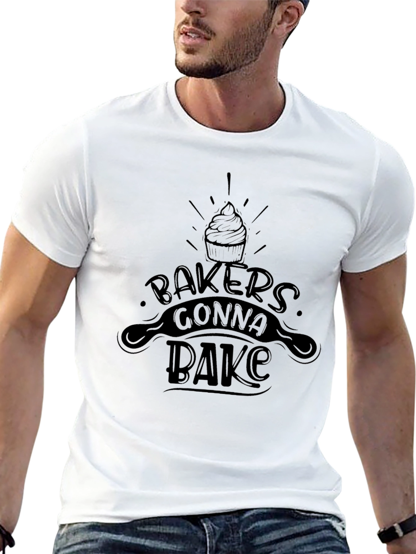 Bakers Gonna Bake T-Shirt - Cupcake Design