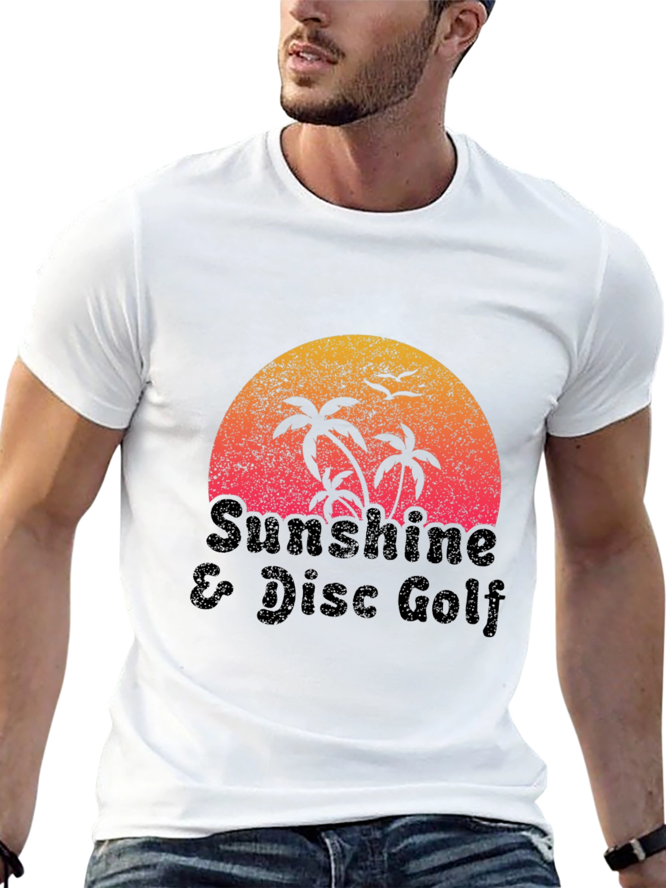 Sunshine & Disc Golf Graphic Tee