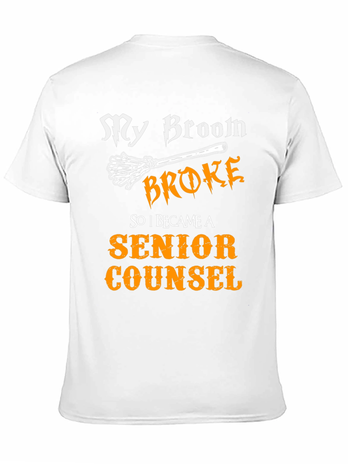 Senior Counsel T-Shirt - Funny Lawyer Halloween Tee