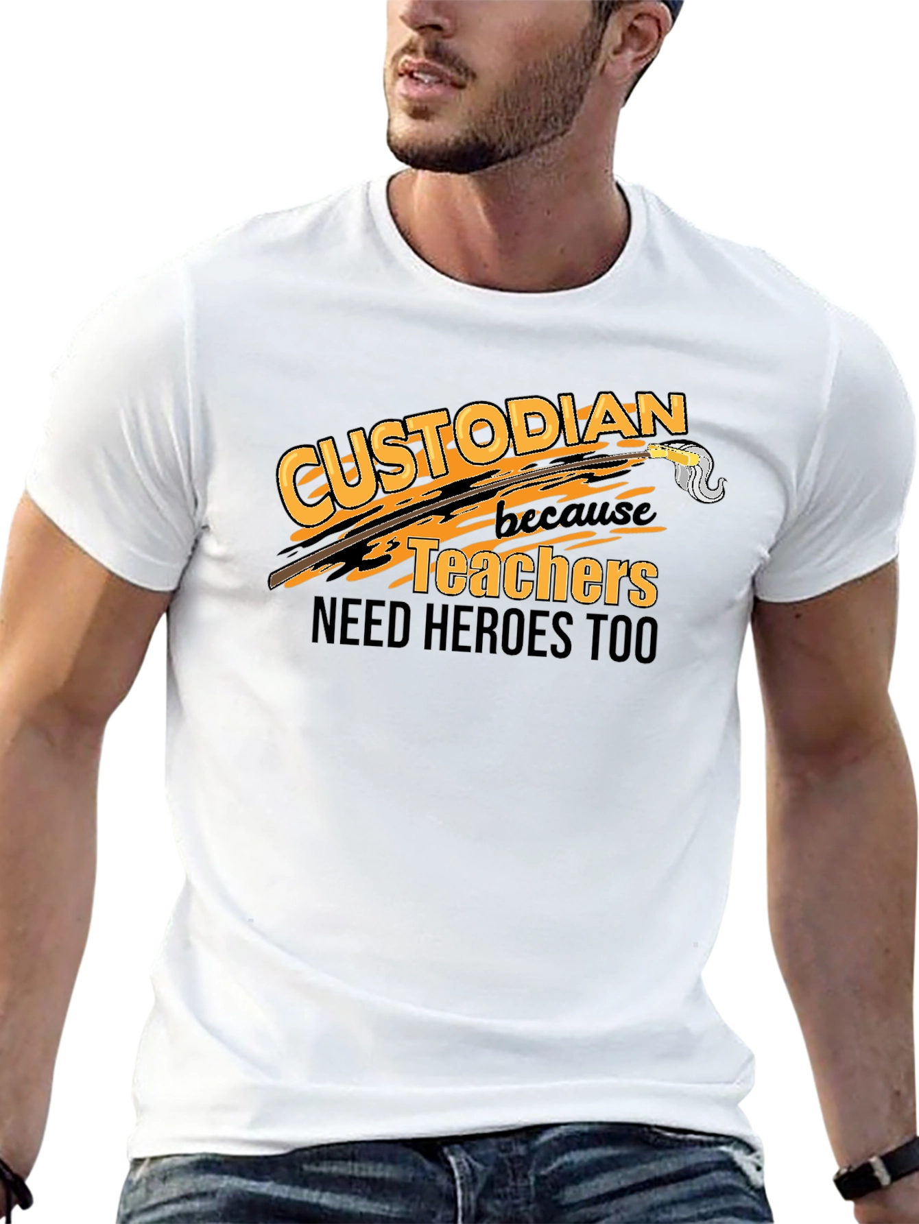 Custodian Hero T-Shirt - Teacher Appreciation Tee