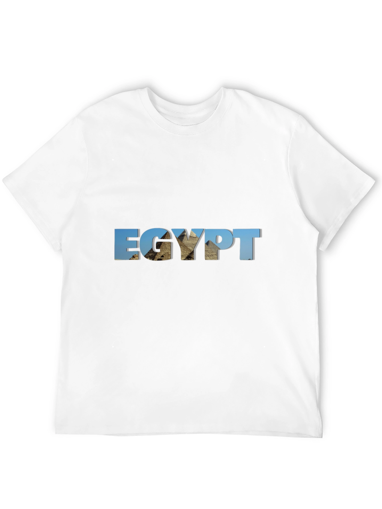 Egypt Pyramids Graphic Black T-Shirt