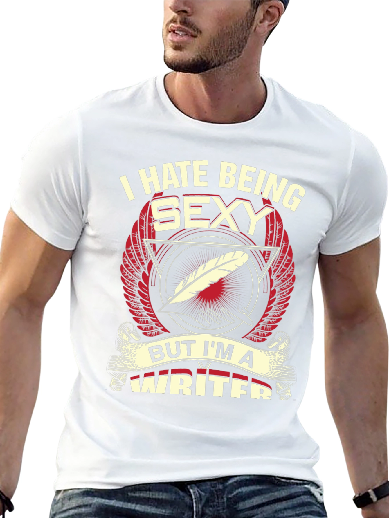 I Hate Being Sexy Writer T-Shirt