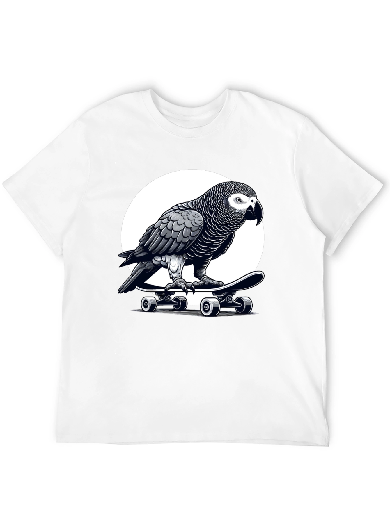 Parrot Skateboard T-Shirt