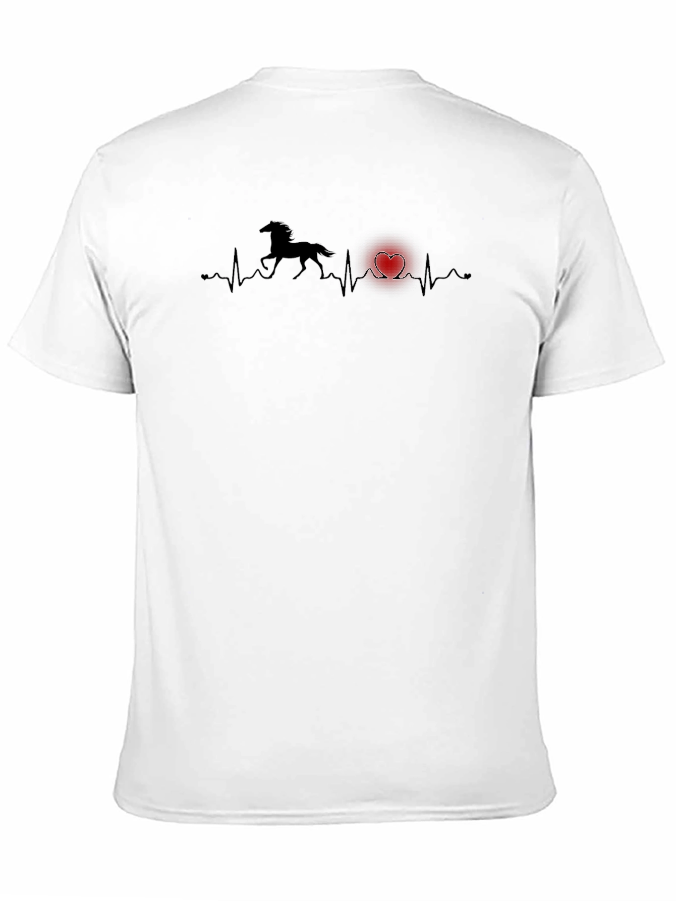Horse Heartbeat Graphic T-Shirt