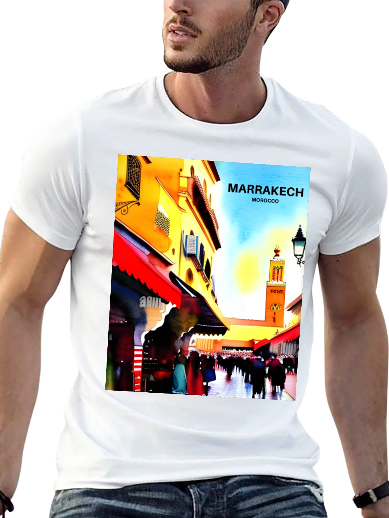 Marrakech Morocco T-Shirt Travel Souvenir Tee