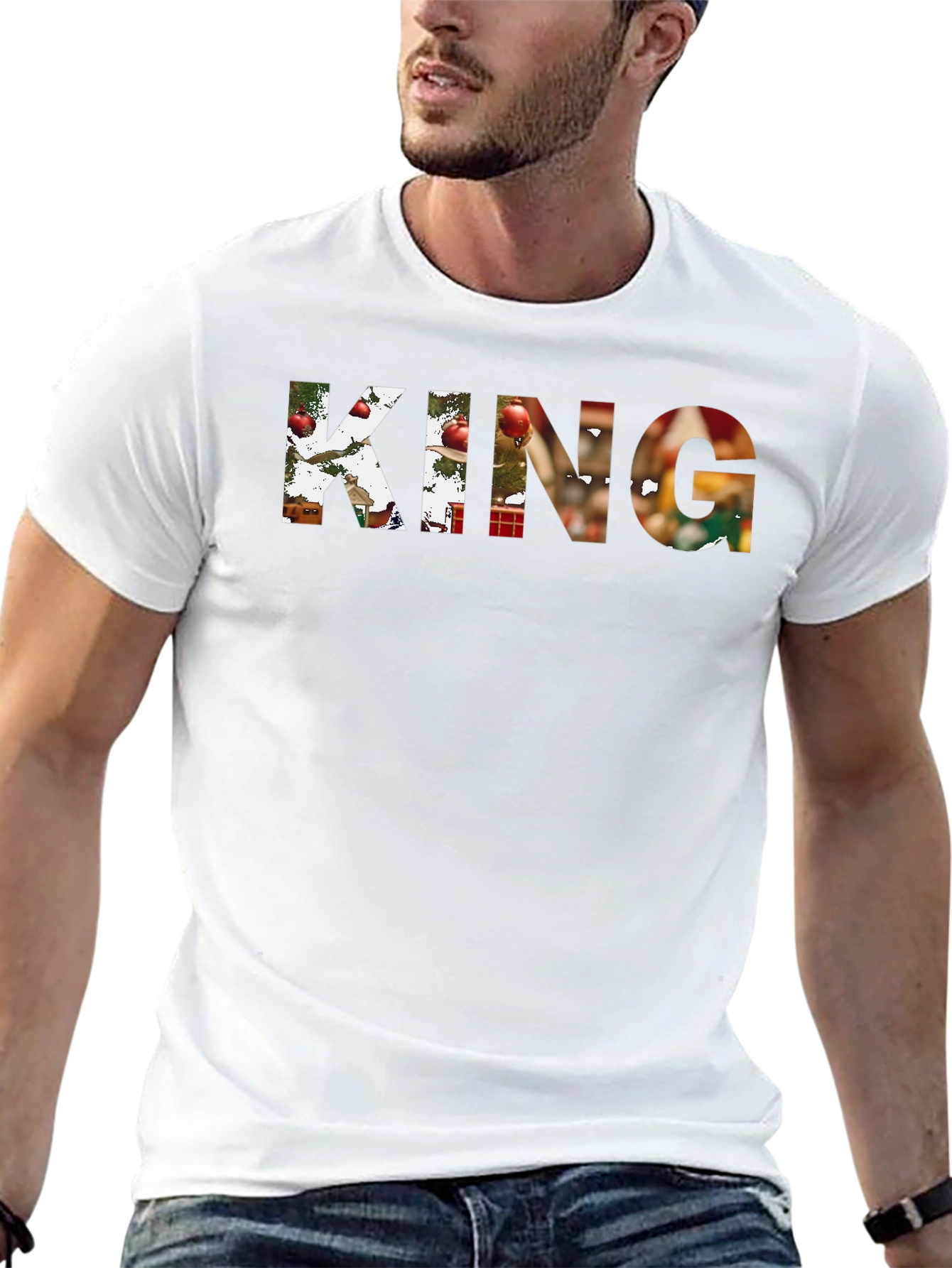 Christmas King Graphic Tee - Holiday Style