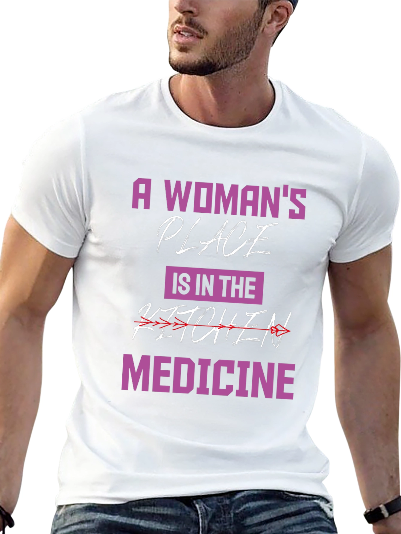Empowered Woman T-Shirt - Medicine Design